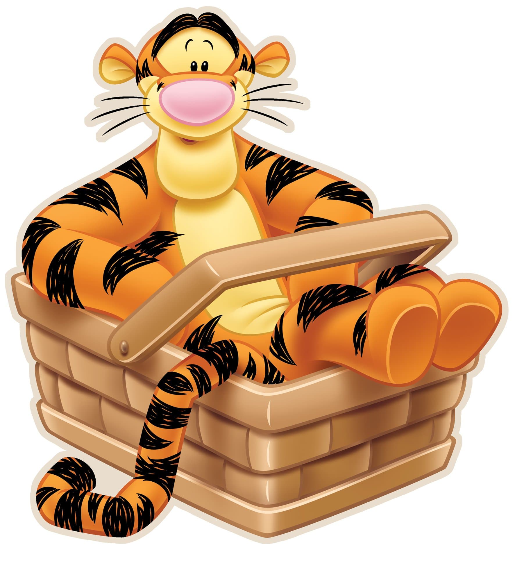 Children's Tigger Rug, Shaped Cut, 50 x 80 cm