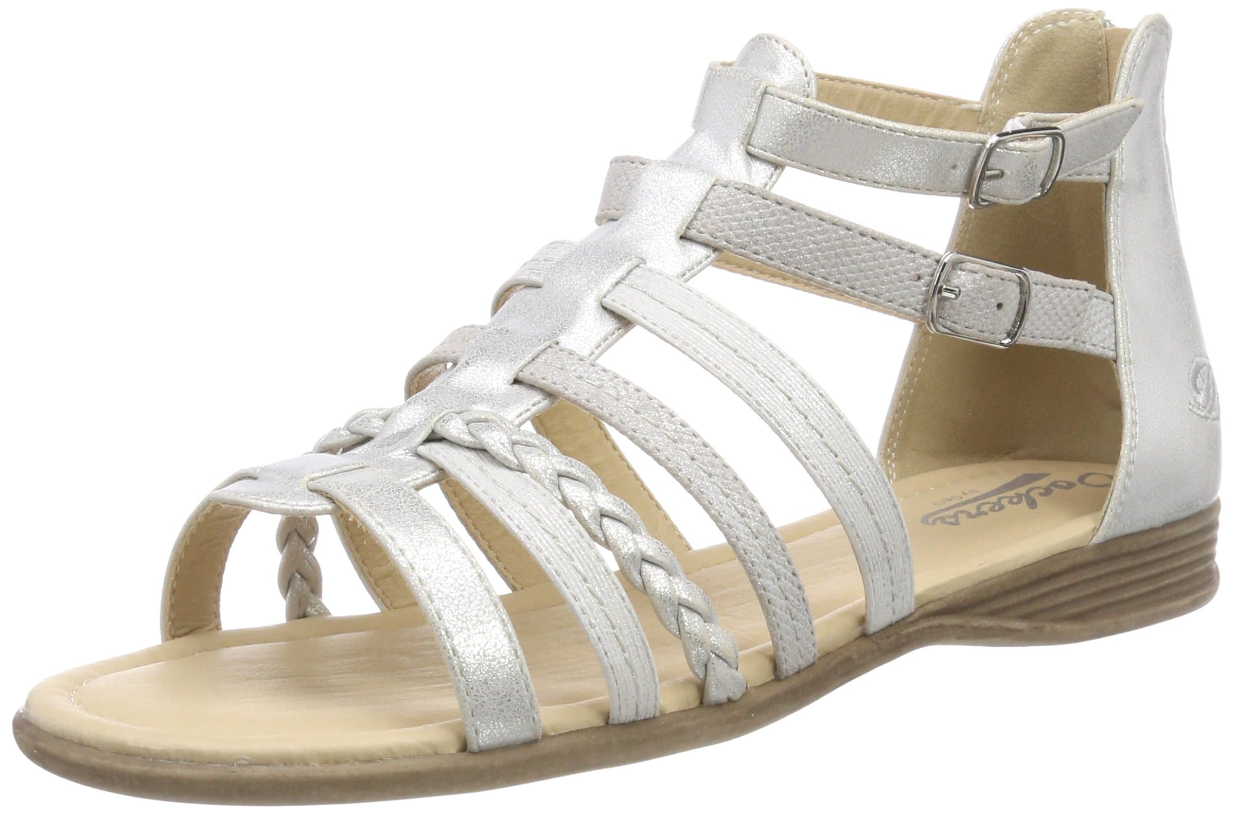 Dockers by Gerli Men's Ankle Strap Sandals, Brown Silber 550, 8.5