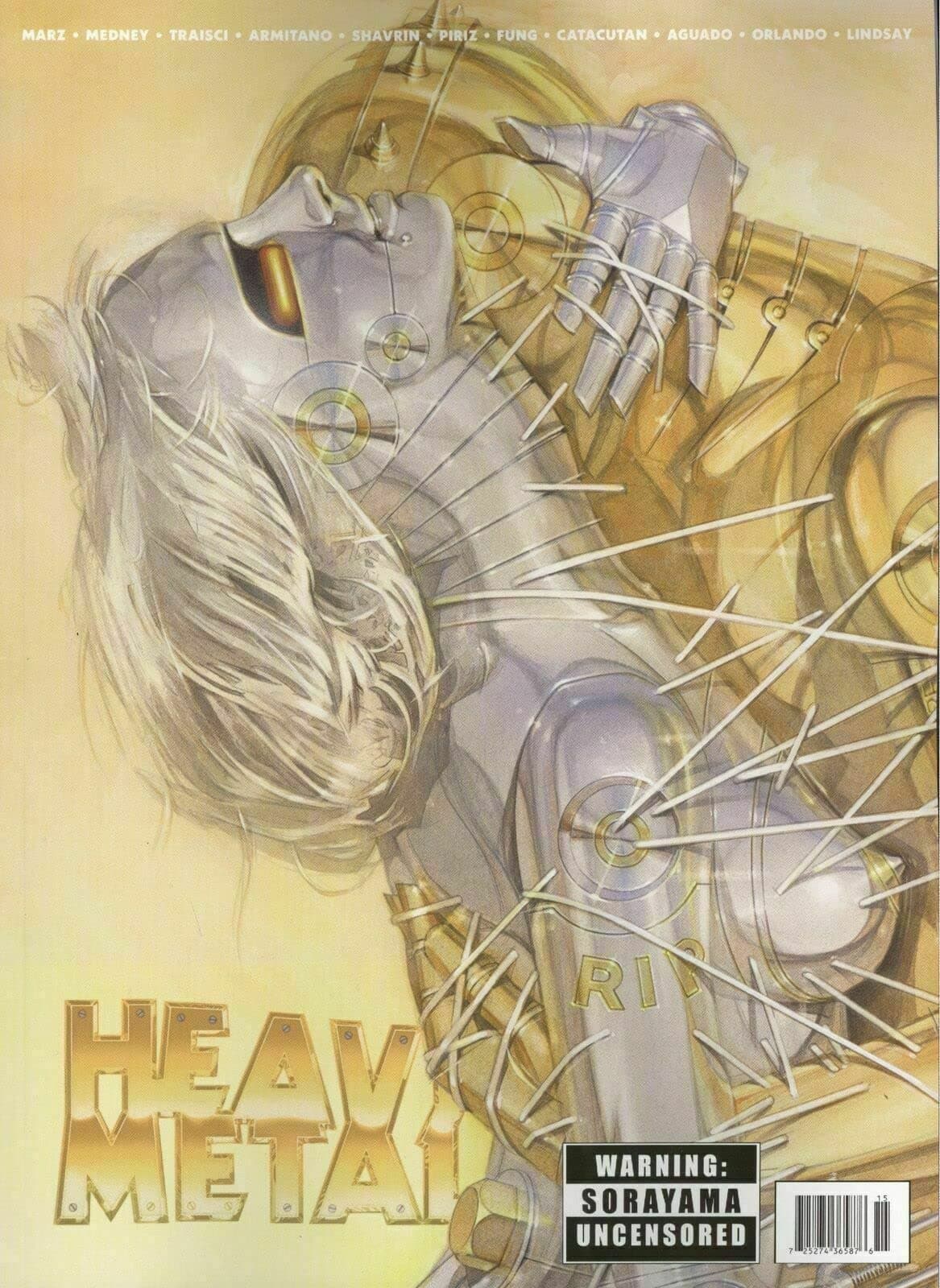 HEAVY METAL MAGAZINE #312 2021, WARNING SORAYAMA UNCENSORE.