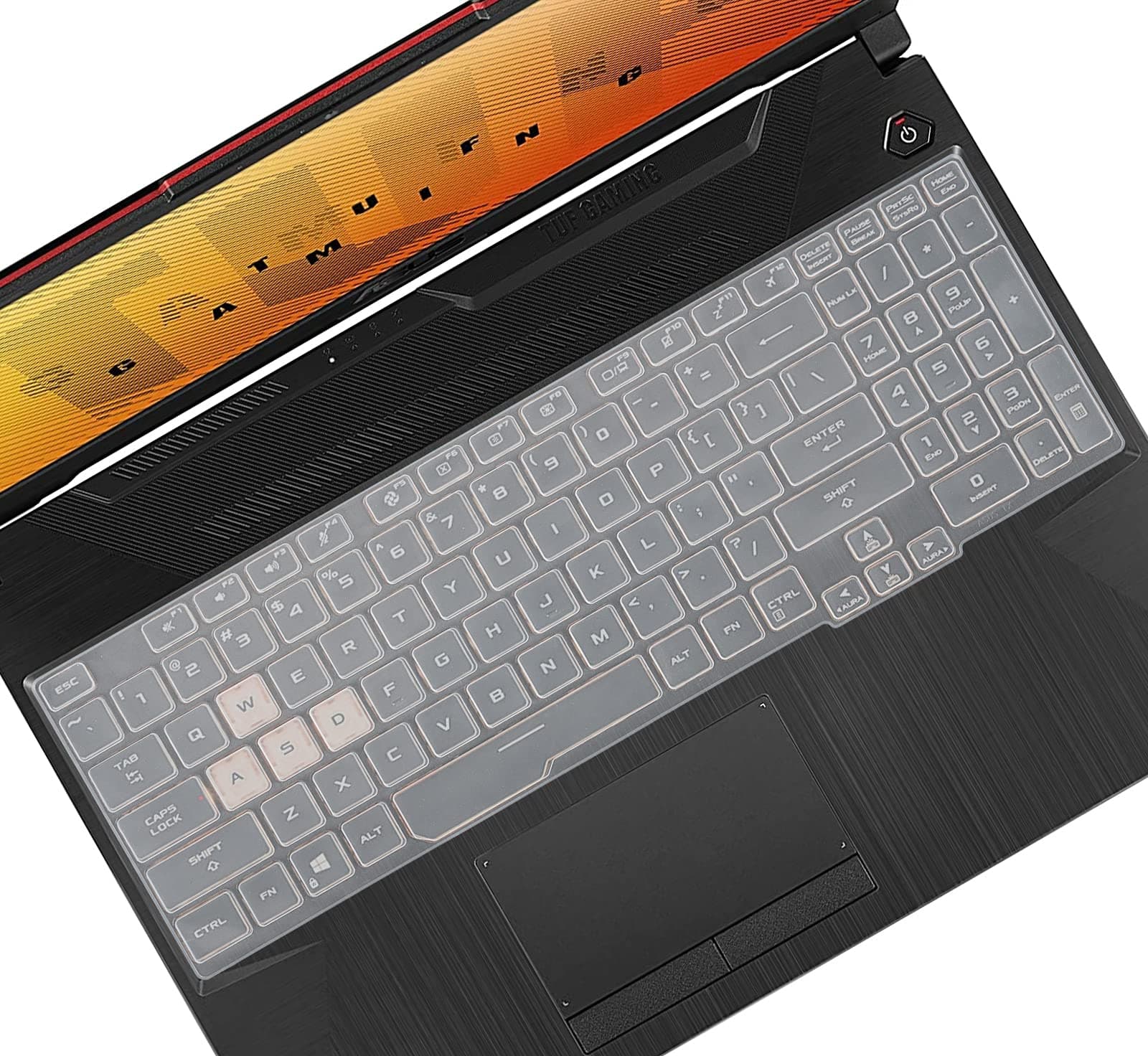 Keyboard Cover Compatible with 15.6" ASUS TUF Gaming A15 TUF506IV TUF506IU TUF506IU-ES74 FA506 FX506,17.3" ASUS TUF Gaming A17 TUF706IU/F17 FX706,ASUS TUF A15 Ryzen 7 Cover-Clear