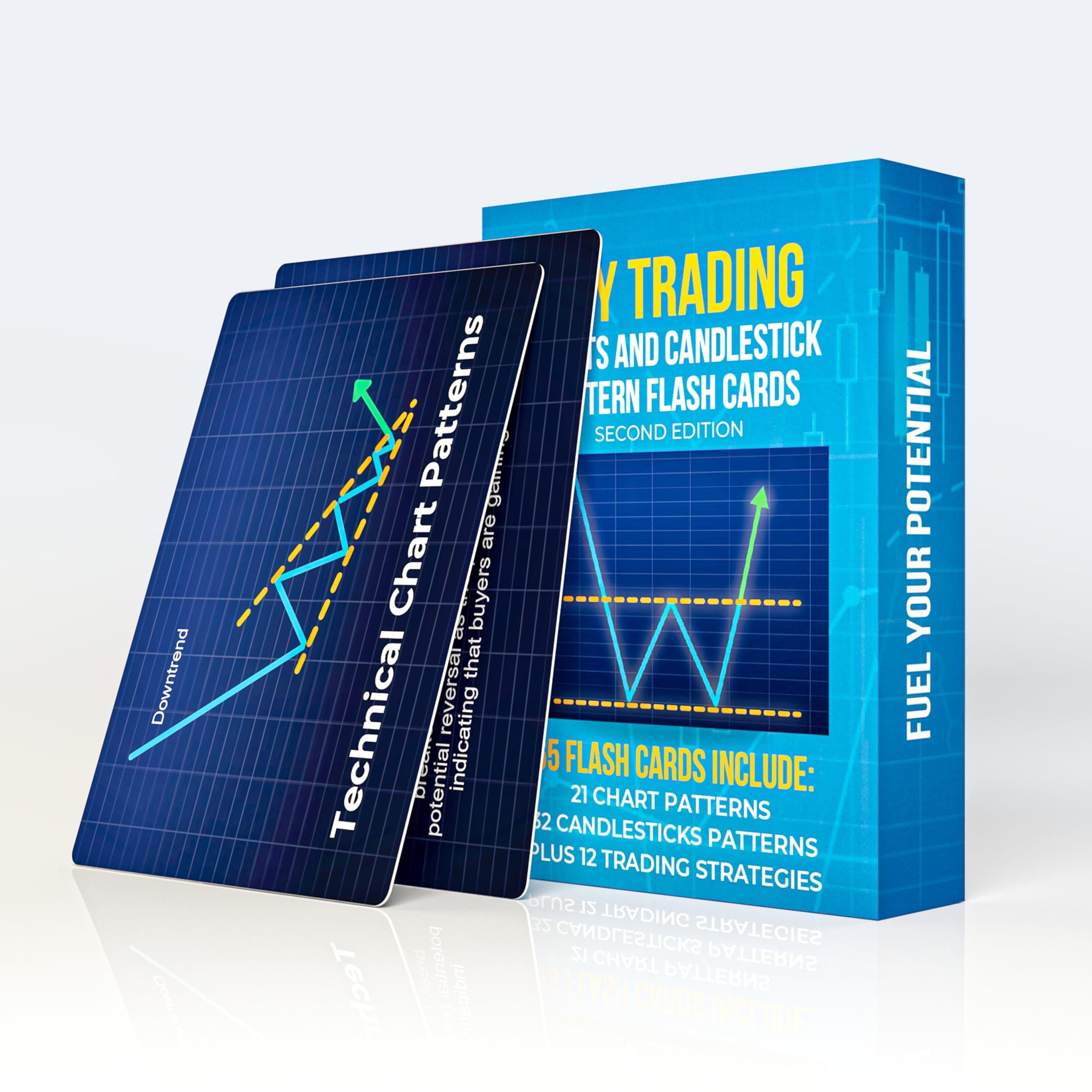 Day Trading Flash Cards - Includes Stock Market Chart Patterns, Candlestick Patterns and Instructions to Trade Chart Patterns. Quickly Learn Stock Market Patterns and Trade Like a Pro!