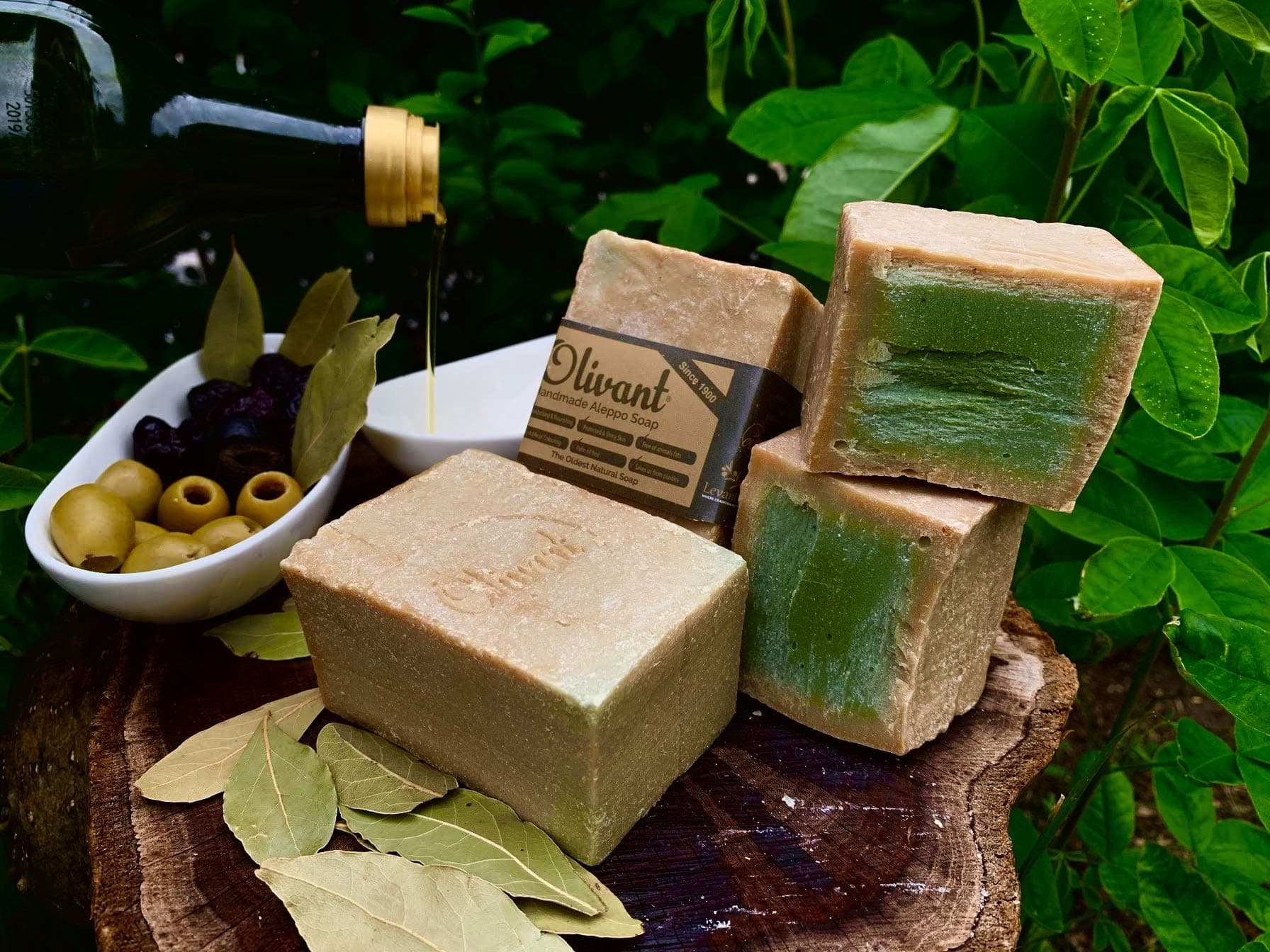 Khan Al Saboun, ® Handmade Alepo Soap-100% Natural -olive-oil ~ 160g