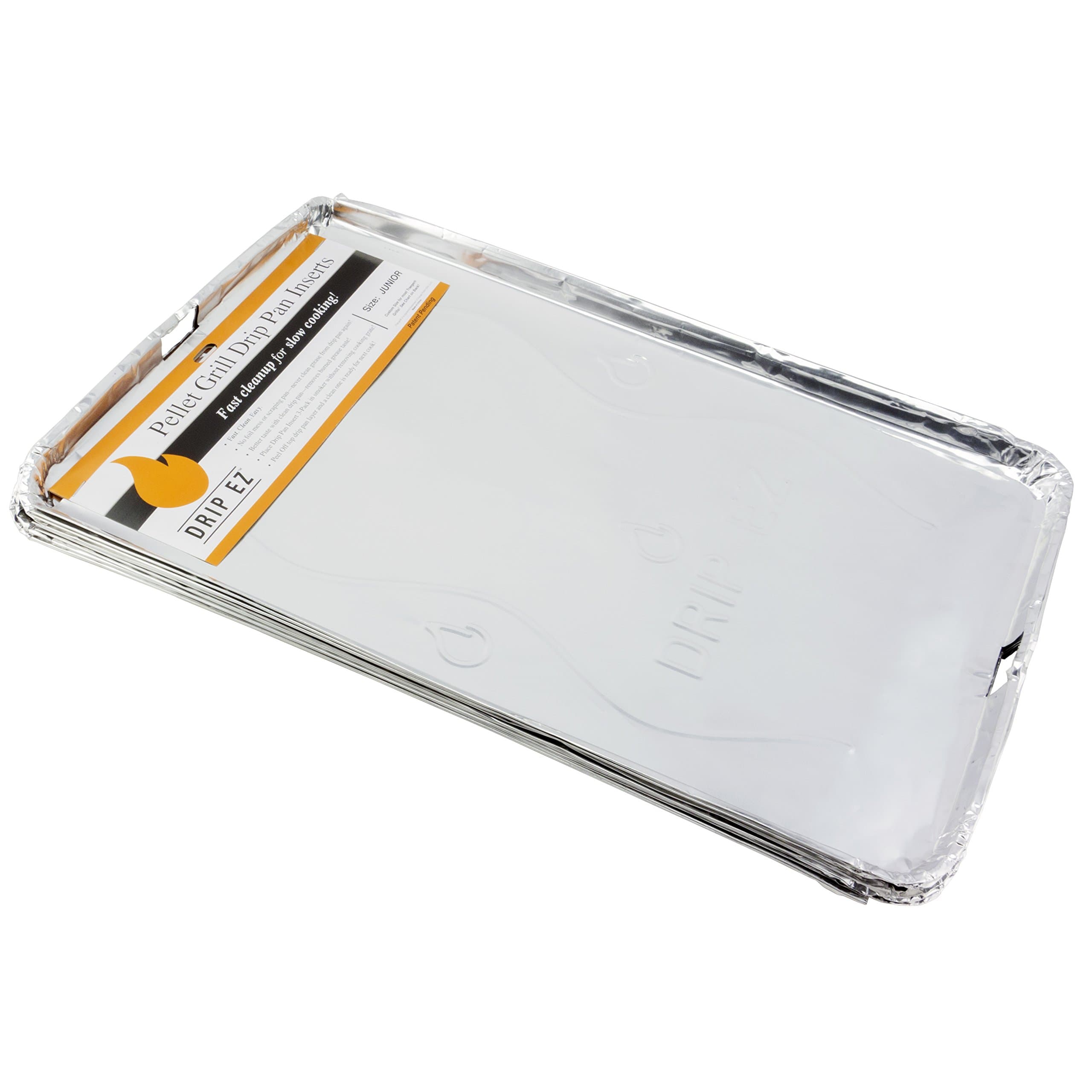 Bull Outdoor Products 24268 Grease Tray Liner,Silver, 12 Pack, 30 Inch