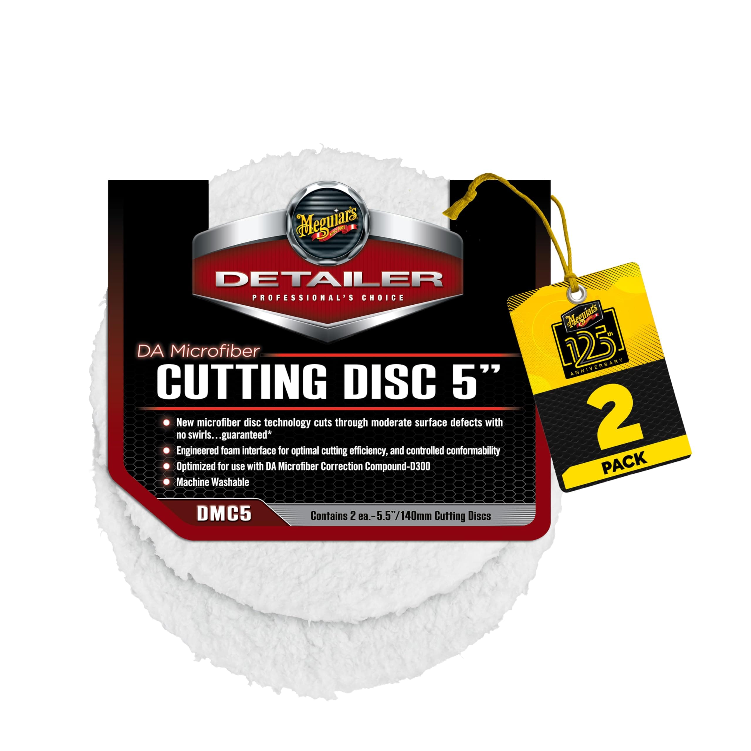 Da Microfiber Cutting Disc, 5 Inch, Dmc5, H1.5 X W8 X D8 inches