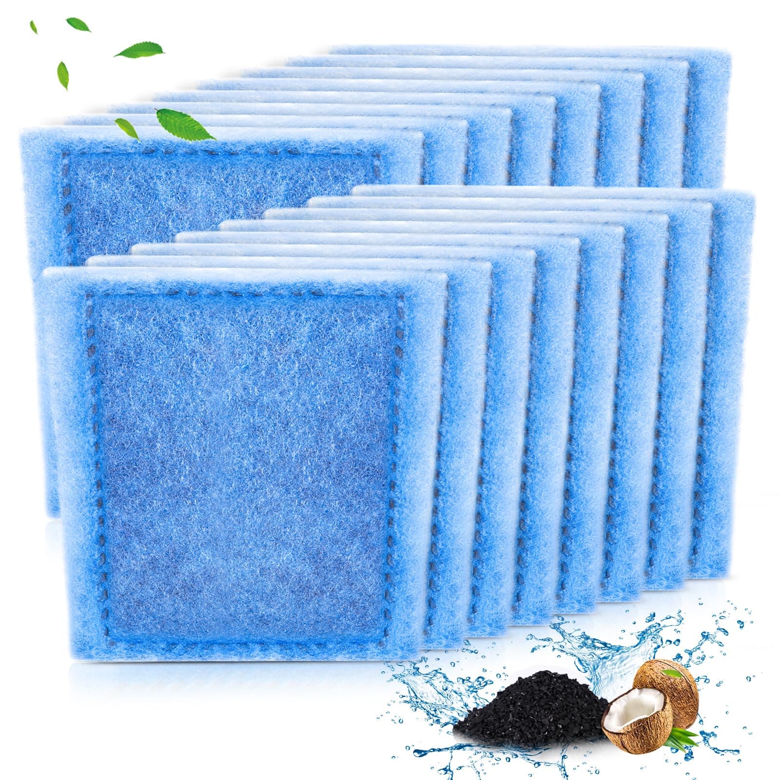 Umlecoa 8/16/32 Pack Rite-Size C Filter Cartridges Compatible with MarineLand Penguin PRO Power Filters 275/375 & Original Penguin Power Filters 200/350 - Rite-Size C Replacement Filter Cartridges