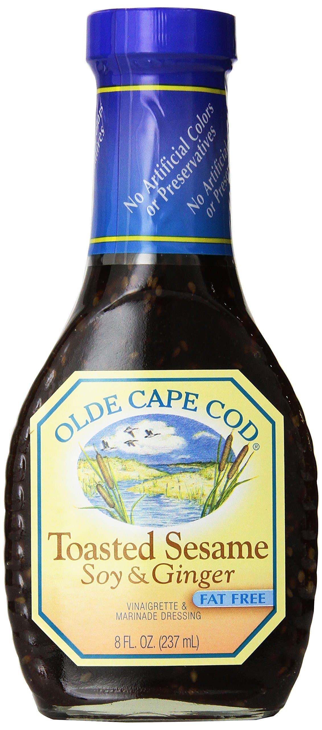 Olde Cape Fat Free Sesame Soy Ginger Dressing, 8-Ounce (Pack of 6)