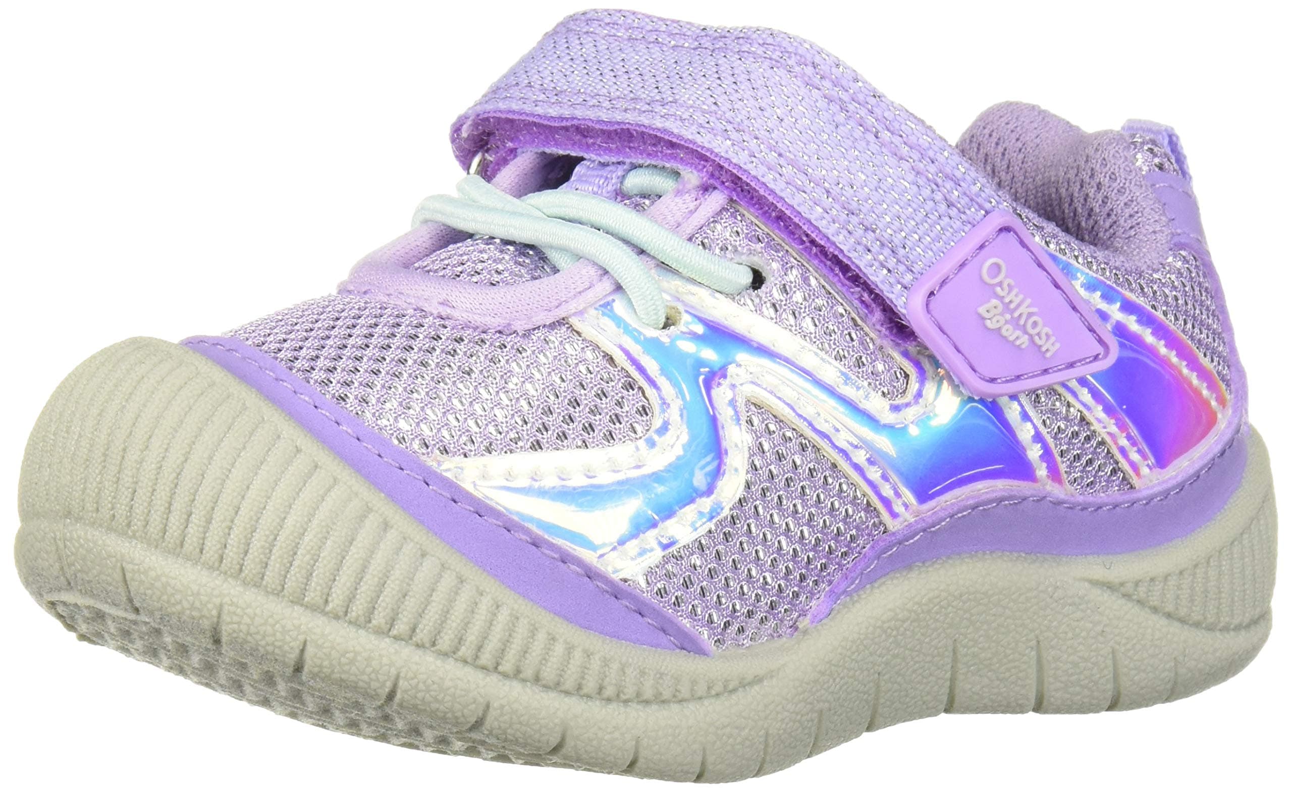 OshKosh B'Gosh Girls' Elate Bump Toe Sneaker, Lavender