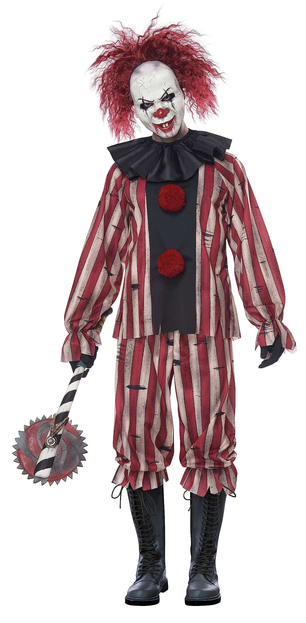 Mens Nightmare Clown Adult Sized Costumes