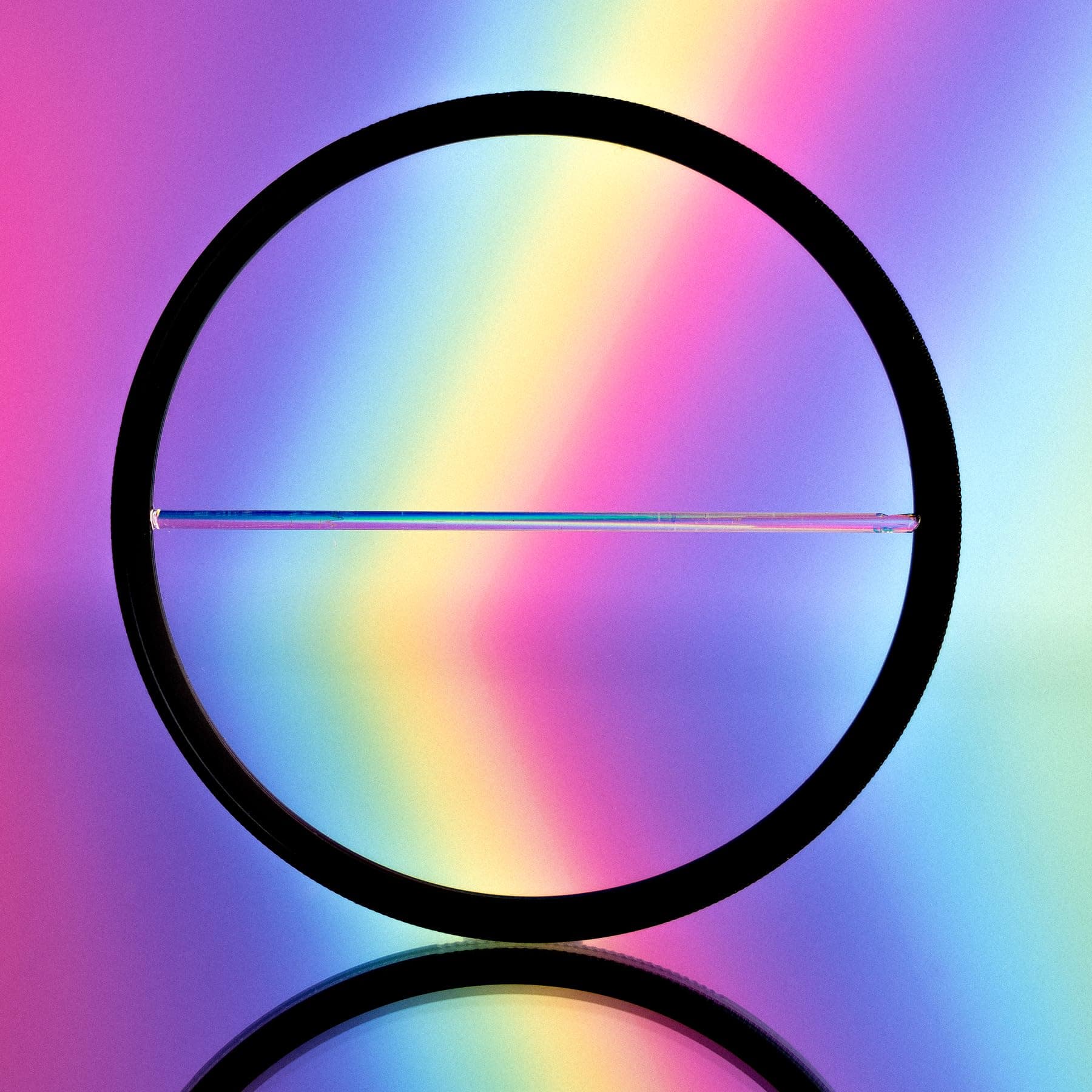 Prism Lens FX Chromatic Flare FX Filter | 77mm Circular Threaded | Creates Unique & Colorful Anamorphic Streak Flares! | for Photo & Video | Based in USA