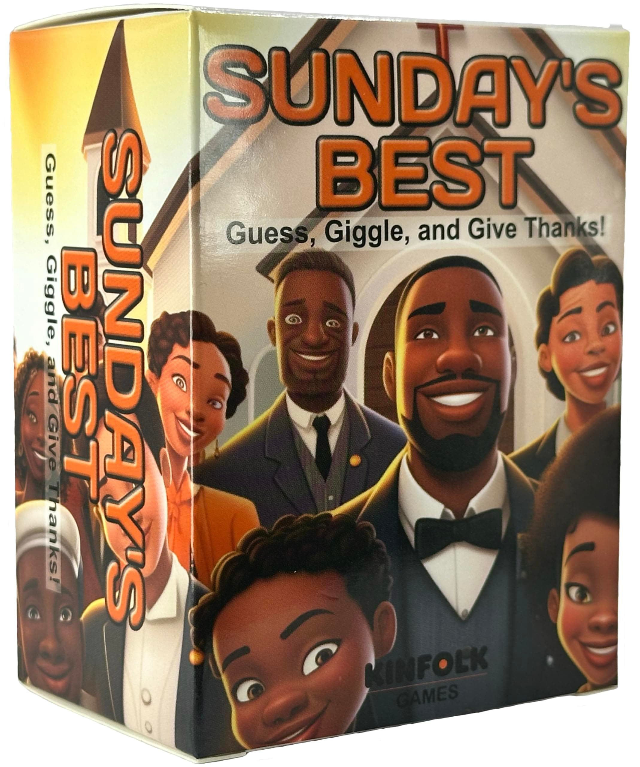 Kinfolk Sunday's Best Christian Taboo-Style Bible Trivia Game, Bring Church Groups, Family Nights, and Study Sessions Together for Wholesome, Faith-Focused Fun