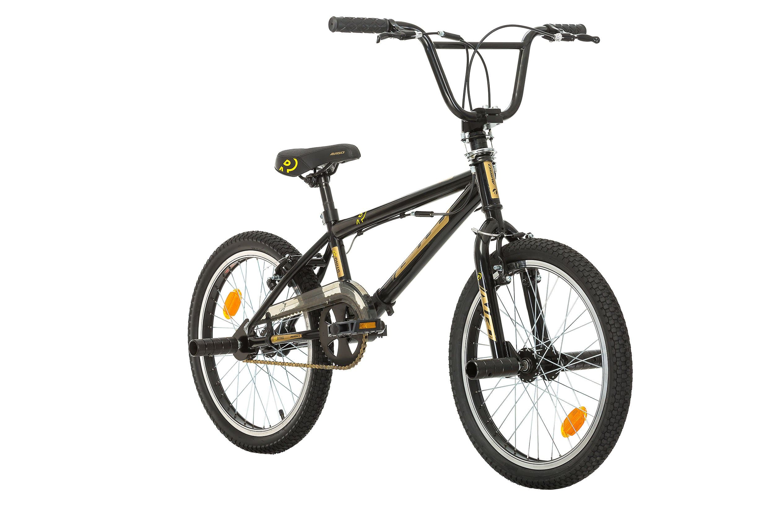 Probike, Stinger, 20 inch, freestyle bike, BMX, 360 °, rotor system, 4 steel pegs, chain guard, freewheel
