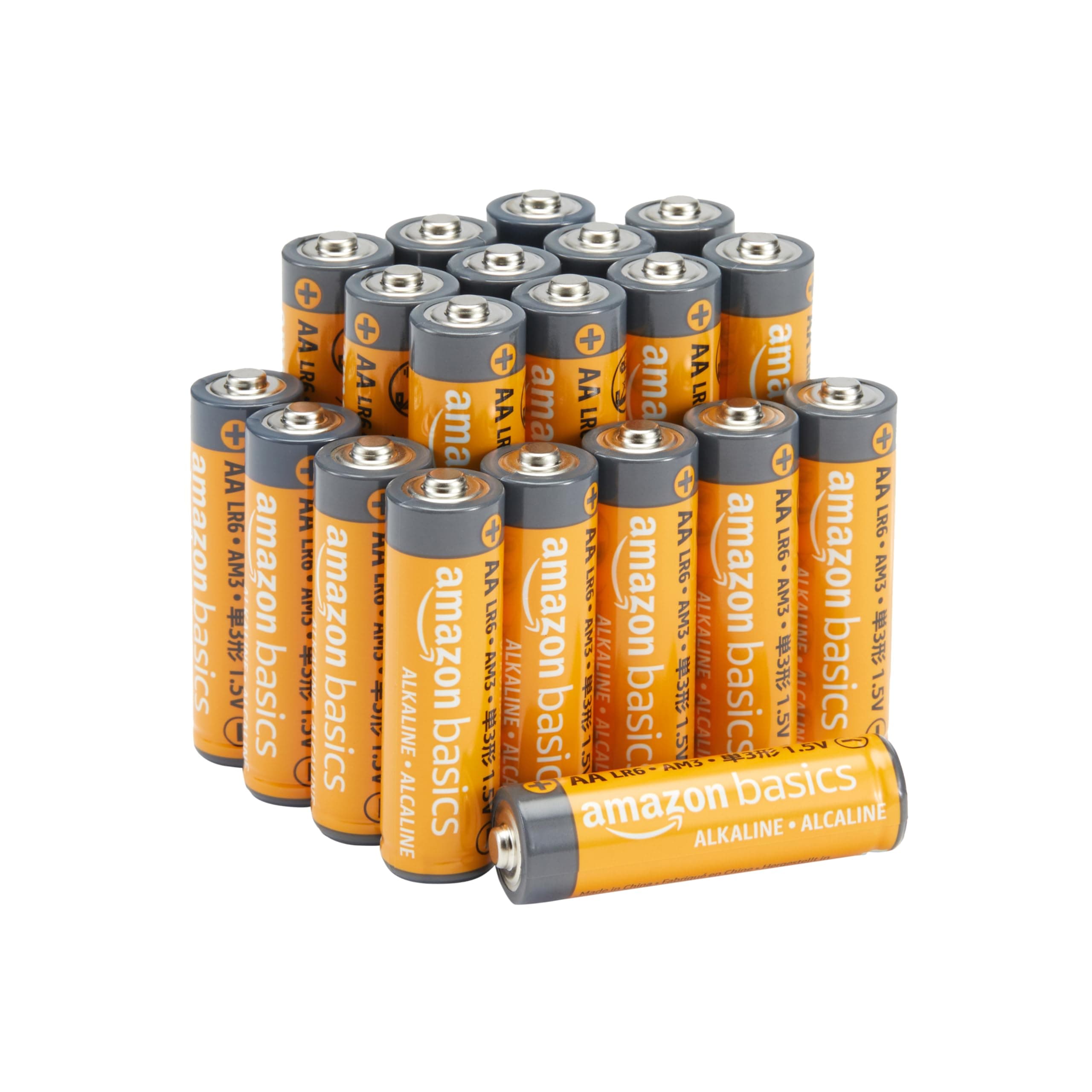 AA 1.5 Volt Performance Alkaline Batteries, 20-Pack (Appearance may vary)