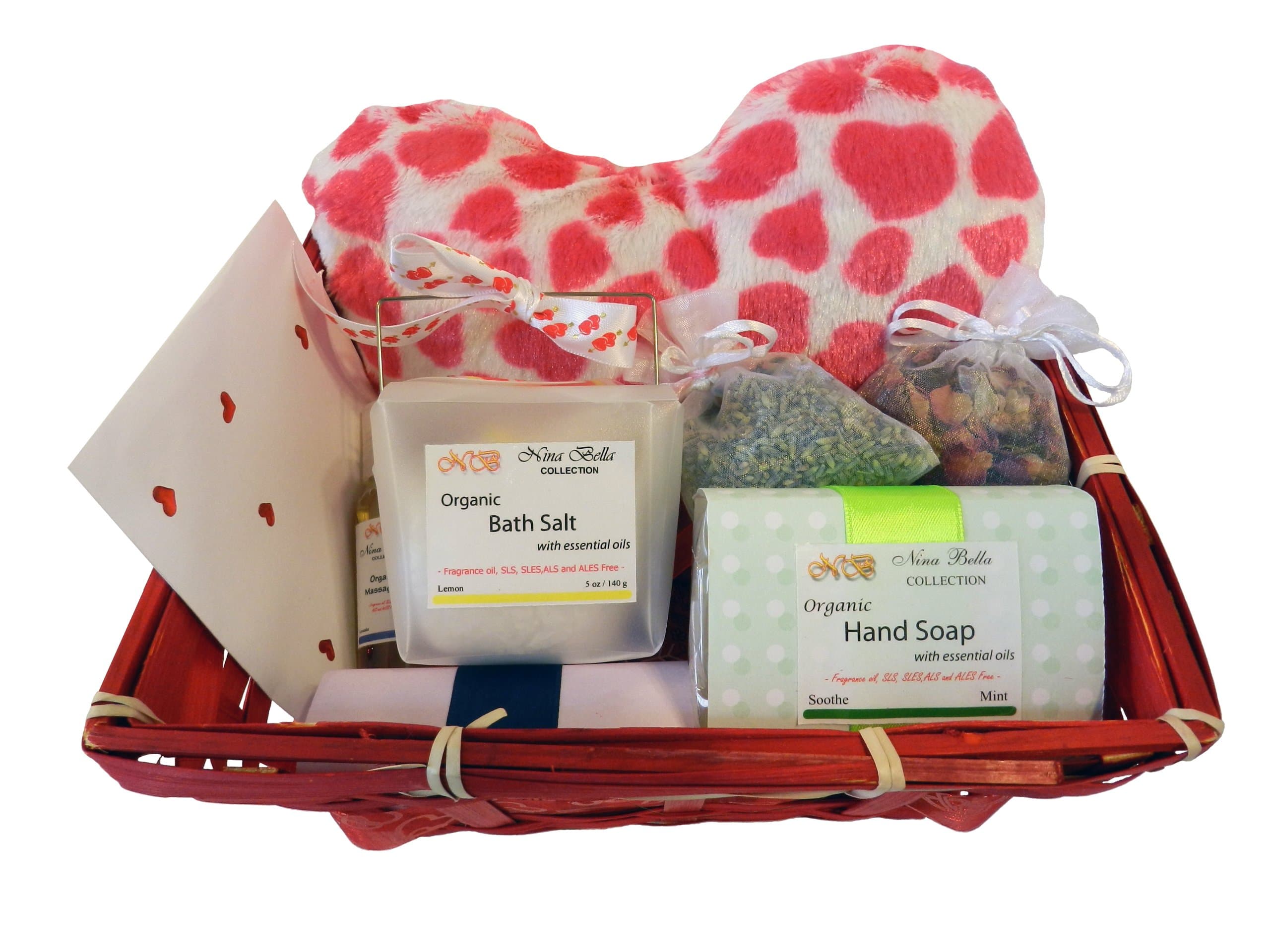 I Love You Valentine's Day Deluxe Organic Gift Basket