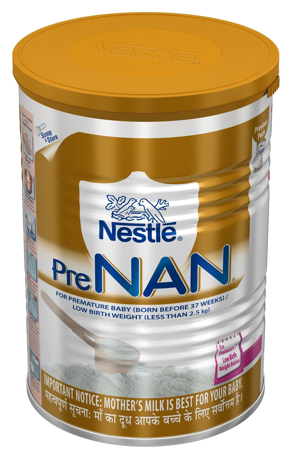 Nestlé PRE NAN Low Birth Weight Infant Milk Formula 400g (For premature baby (born before 37 weeks / Low birth weight (less than 2.5 kg))