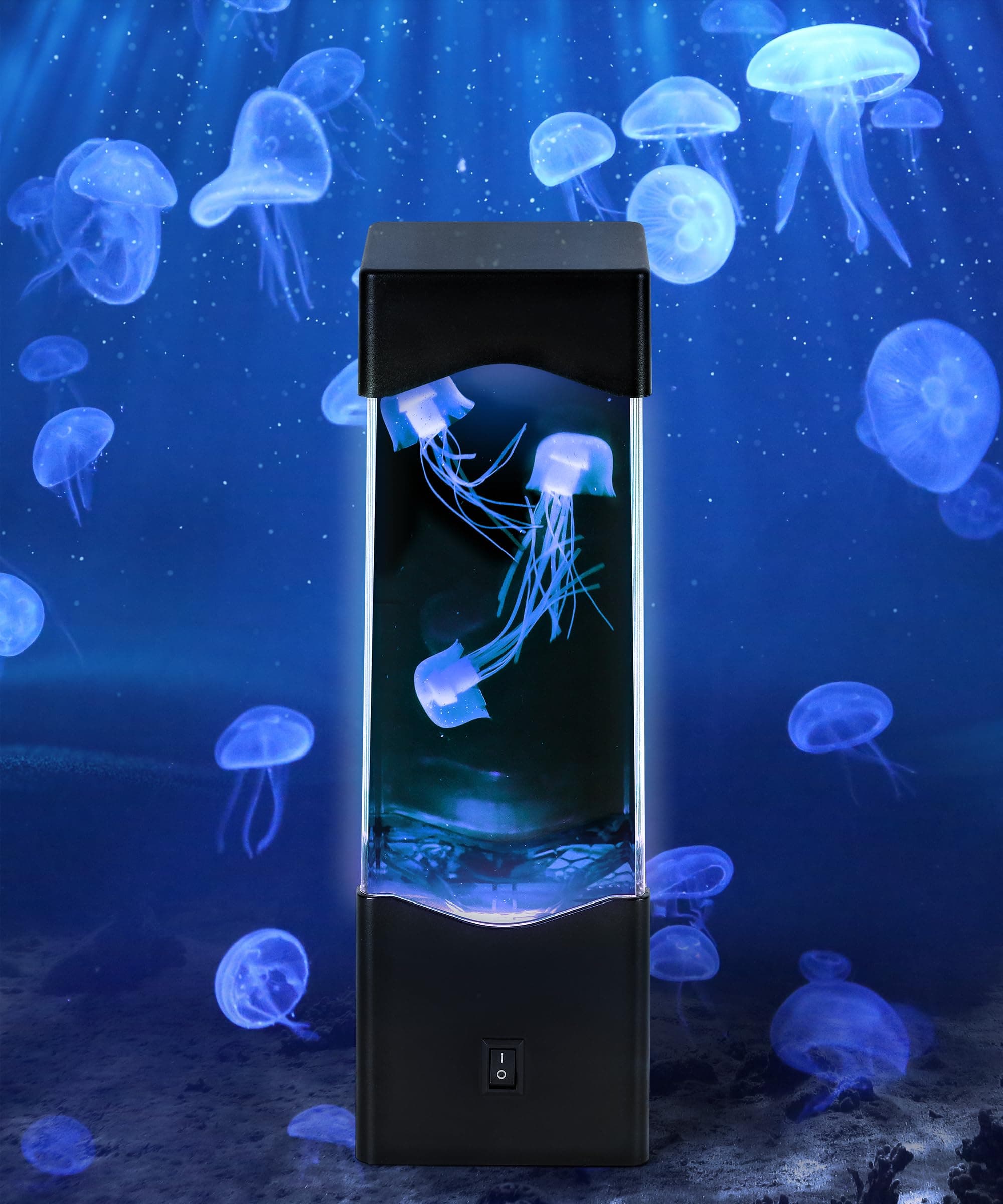 Jellyfish Lamp Lava Lamp, Multi-Color Jellyfish Tank Aquarium Lamp for Kids Adults, Night Mood Light Jelly Fish Light Birthday Holiday Christmas Gifts for Kids and Adult