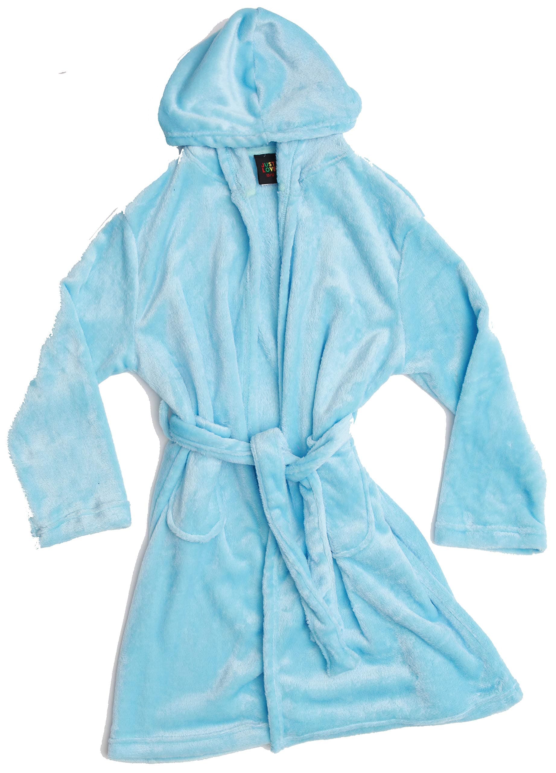 Just Love Hooded Plush Fleece Robe for Girls