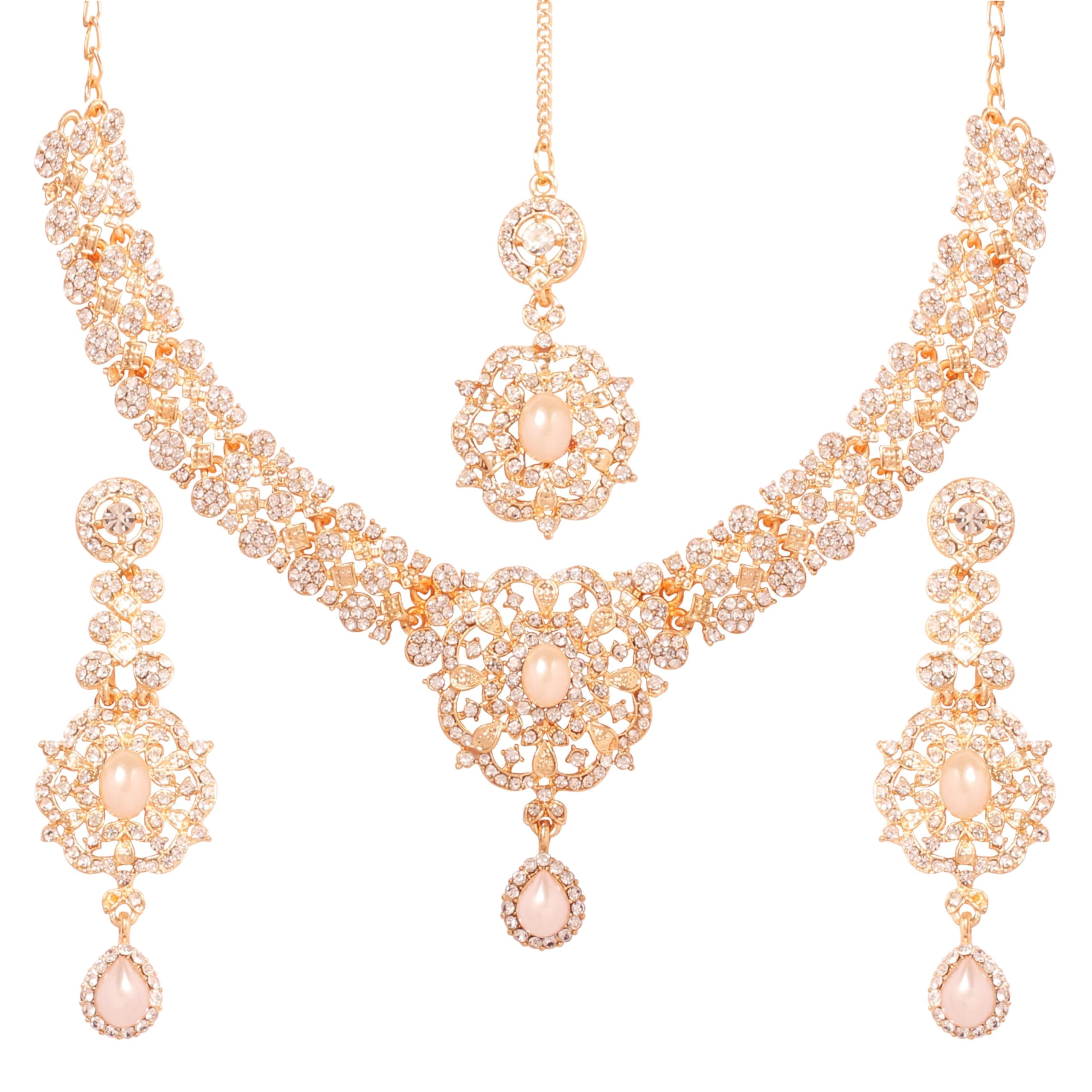 Indian Bollywood Elegant Handmade Crystal Rhinestone Gold Silver Bangle Bracelet For Women