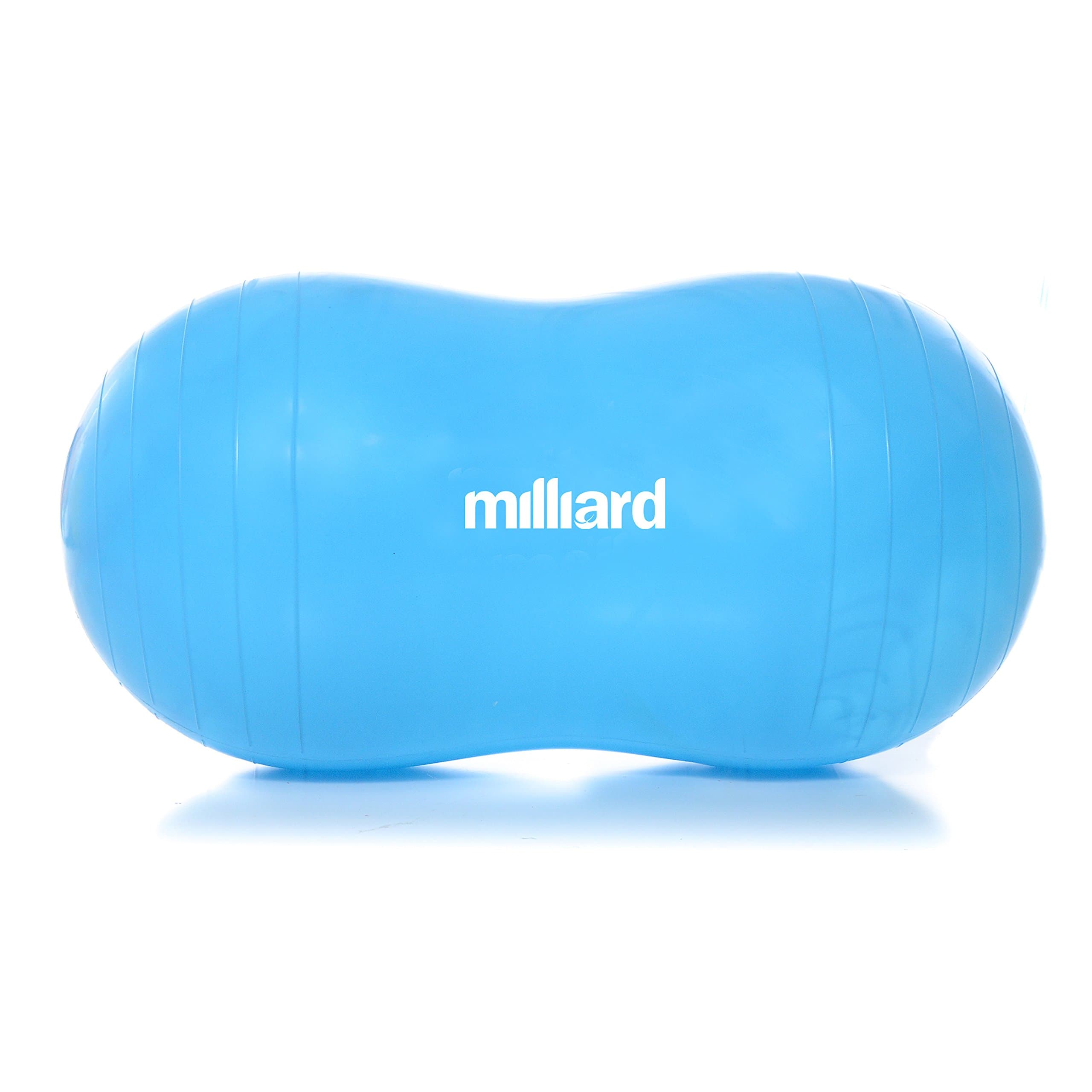 Milliard Peanut Ball Physio Roll for Exercise, Therapy, Labor, Birthing and Dog Training