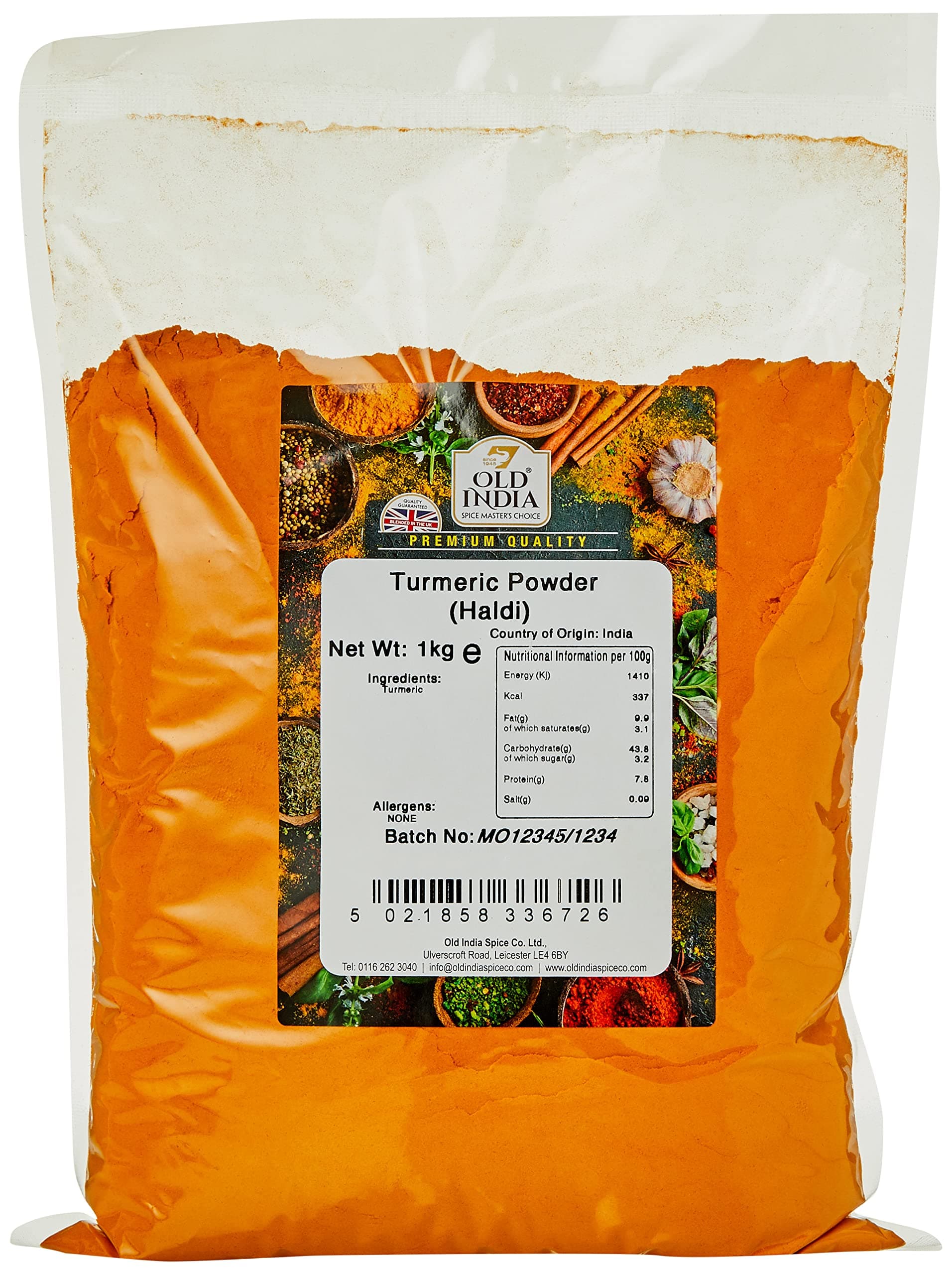 Old India Turmeric Powder (Haldi) 1 Kg