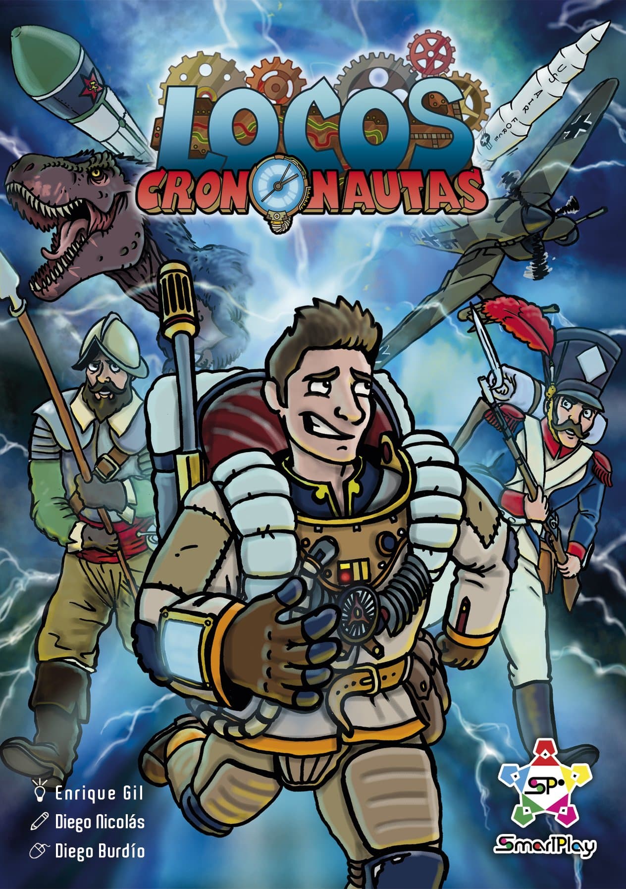 Smartplay Editorial 5904262001117-0 Crazy Chrononauts, Multicoloured