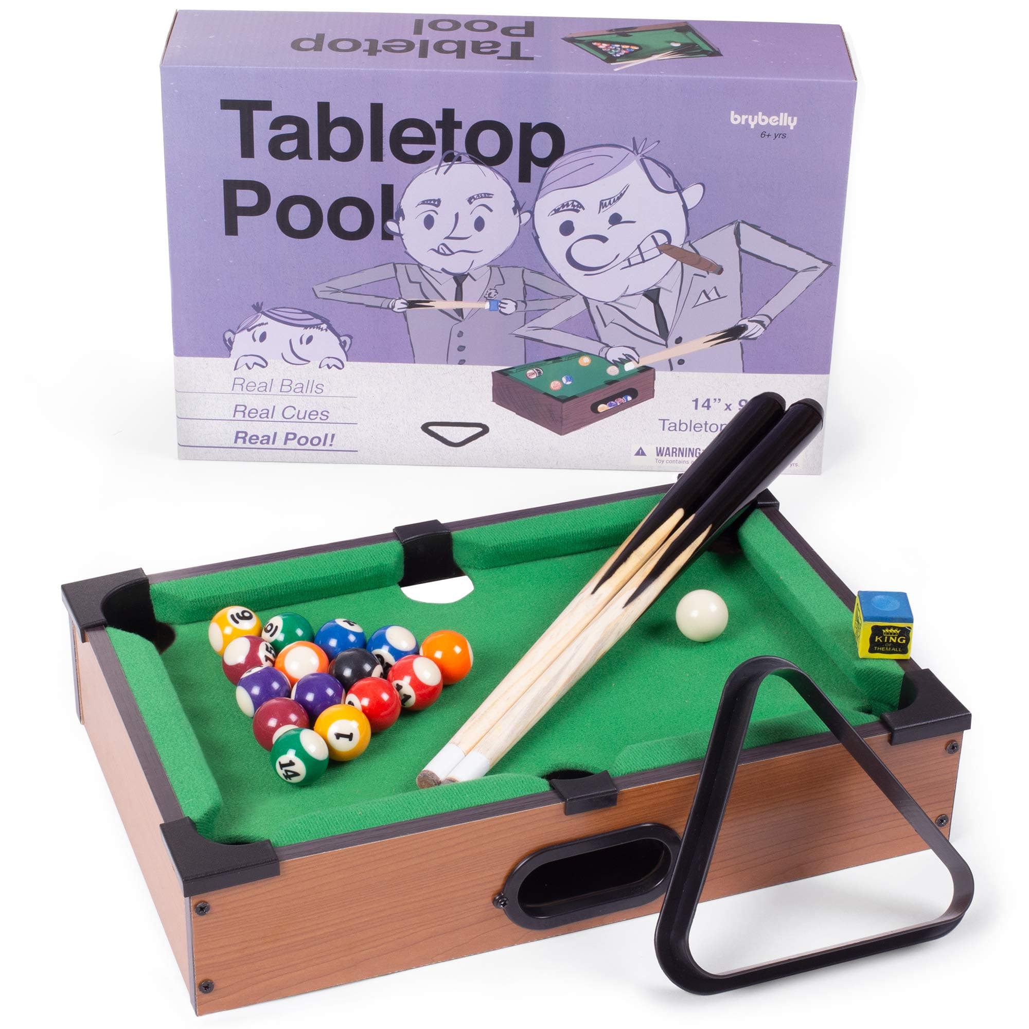 Tabletop Pool: Mini Pool Table & Billiard Set