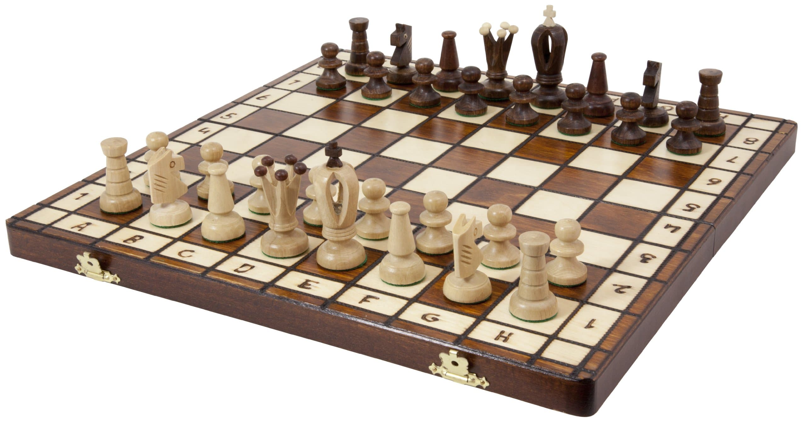 ALBATROS Royal 36 European Wood International Chess Set