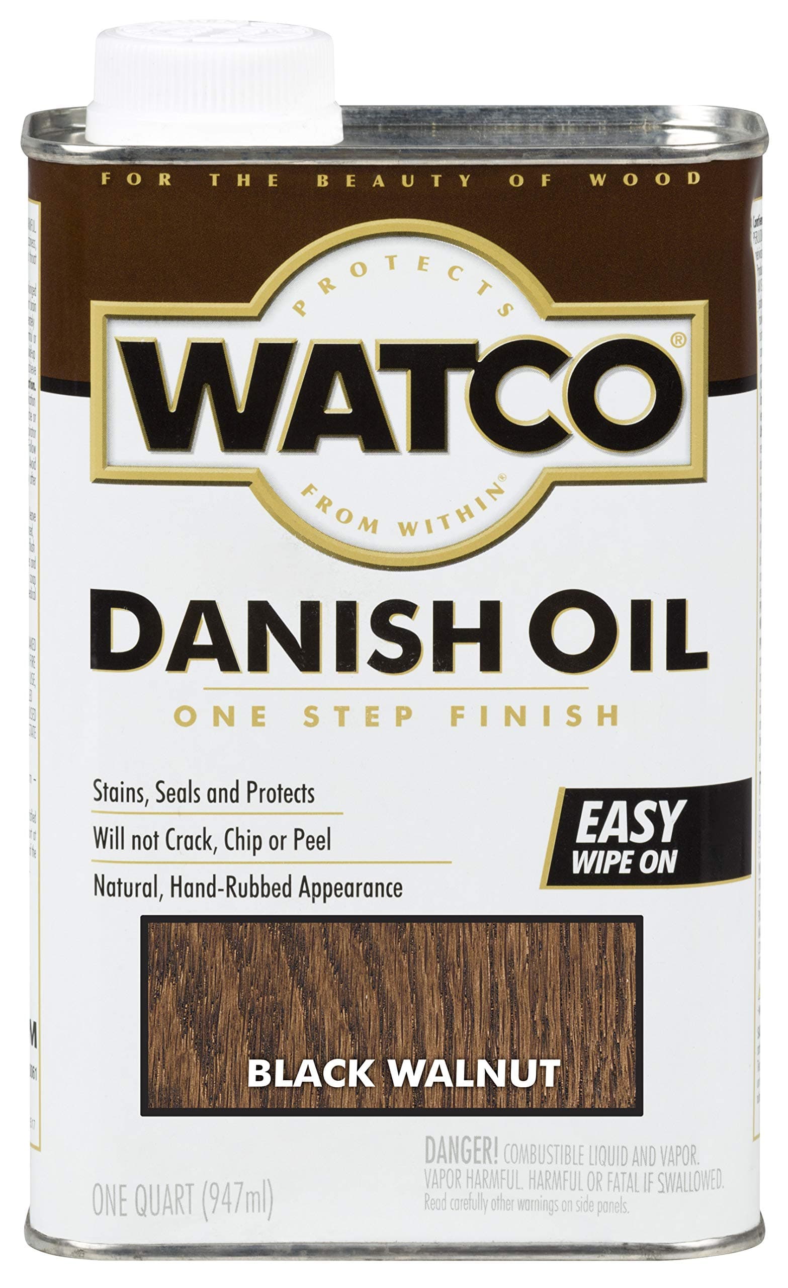 RUST-Oleum Watco Black Walnut Danish Oil Finish 1 Quarts Black Walnut