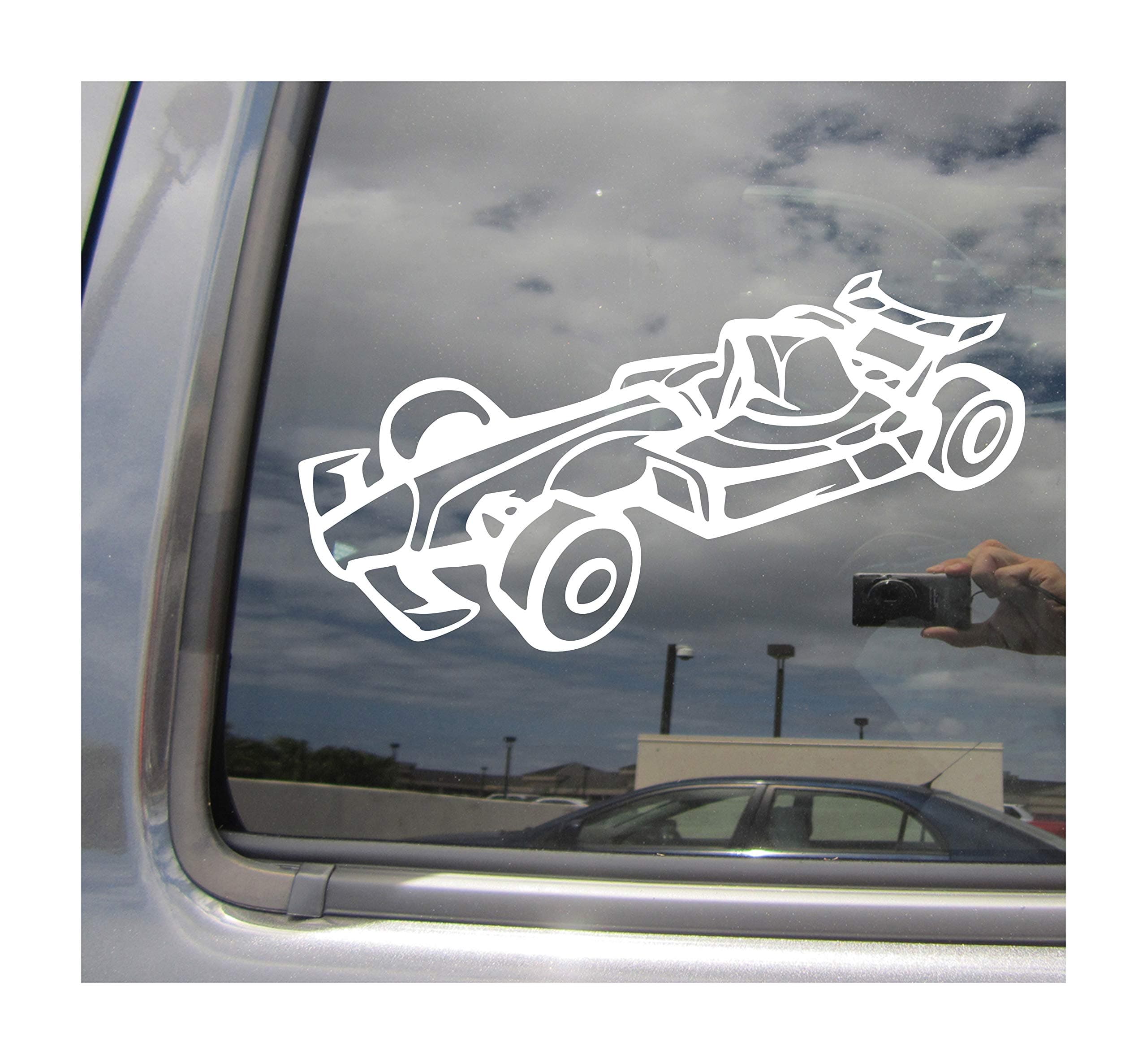 - Formula One Race Car - F1 1 Cars Trucks Moped Helmet Hard Hat Auto Automotive Craft Laptop Vinyl Decal Window Wall Sticker 04129