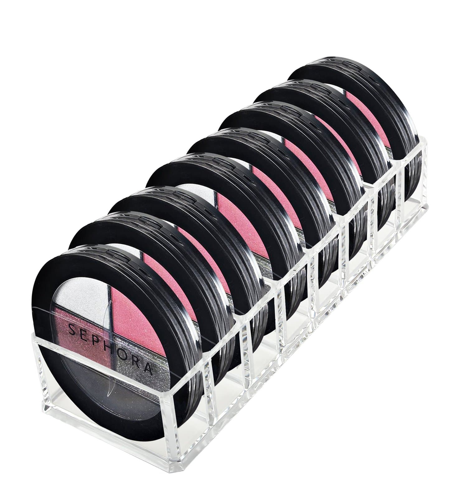 Acecharming 360 Rotating Makeup Organizer, Adjustable Multi-Function Cosmetic Storage Holder Fits for Cosmetics, Brushes, Lipsticks and Jewelry (White#3)