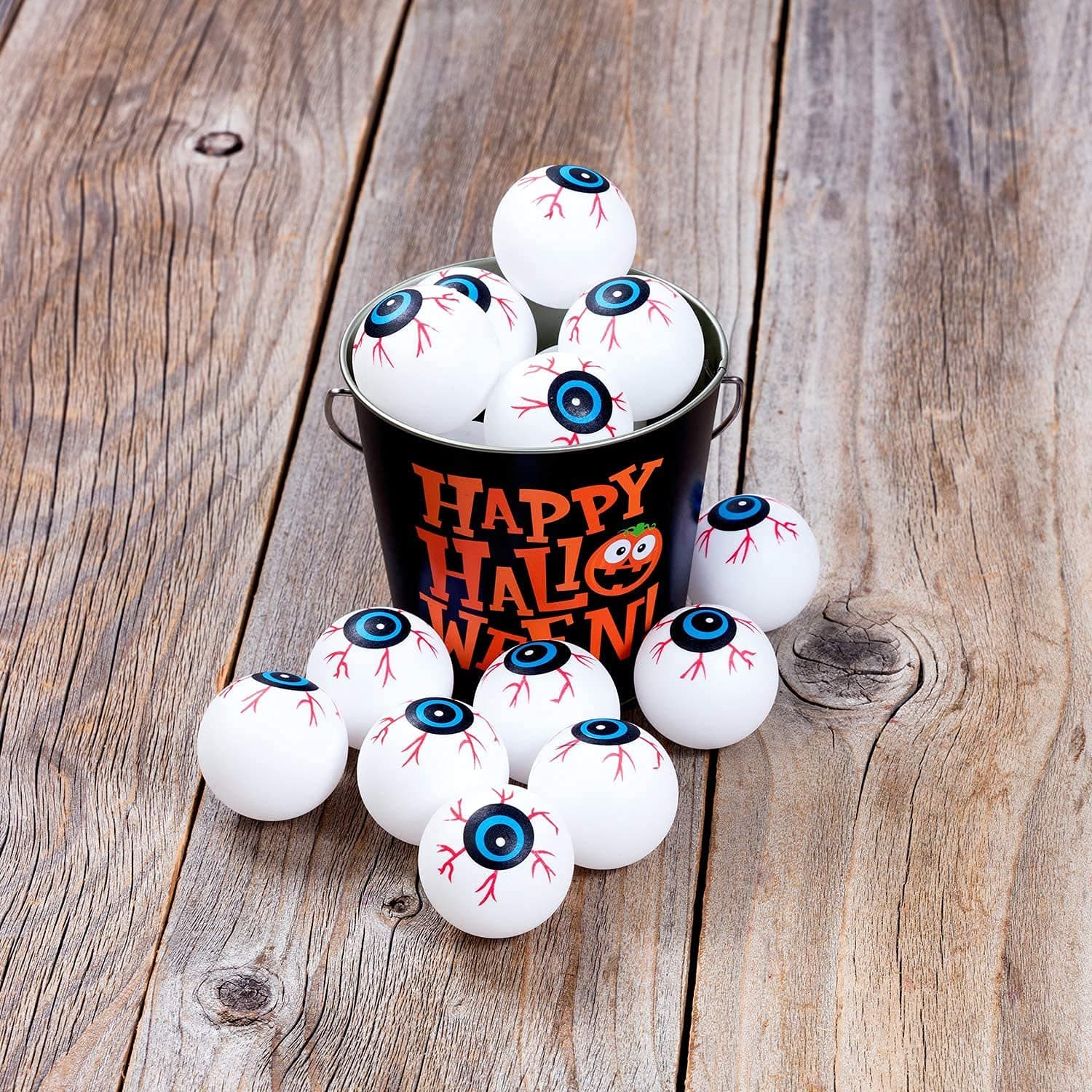 Jagmag® 6pcs Halloween Eyeballs Plastic Scary Eyeballs Halloween Skeleton Eyeballs Horror Props for Halloween Party Decorations