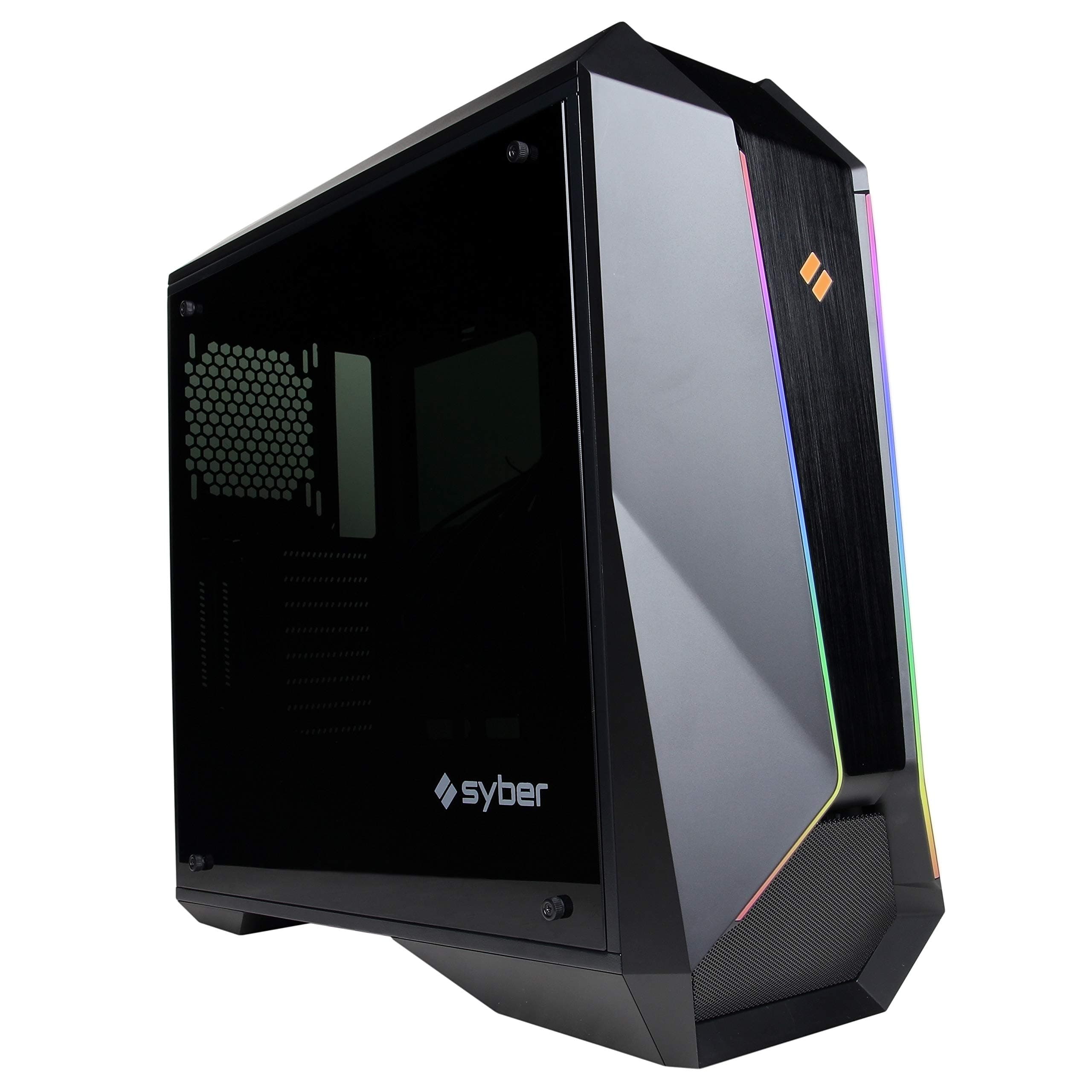 CyberpowerPC SLC100 Syber Full Tower Gaming Case, Black