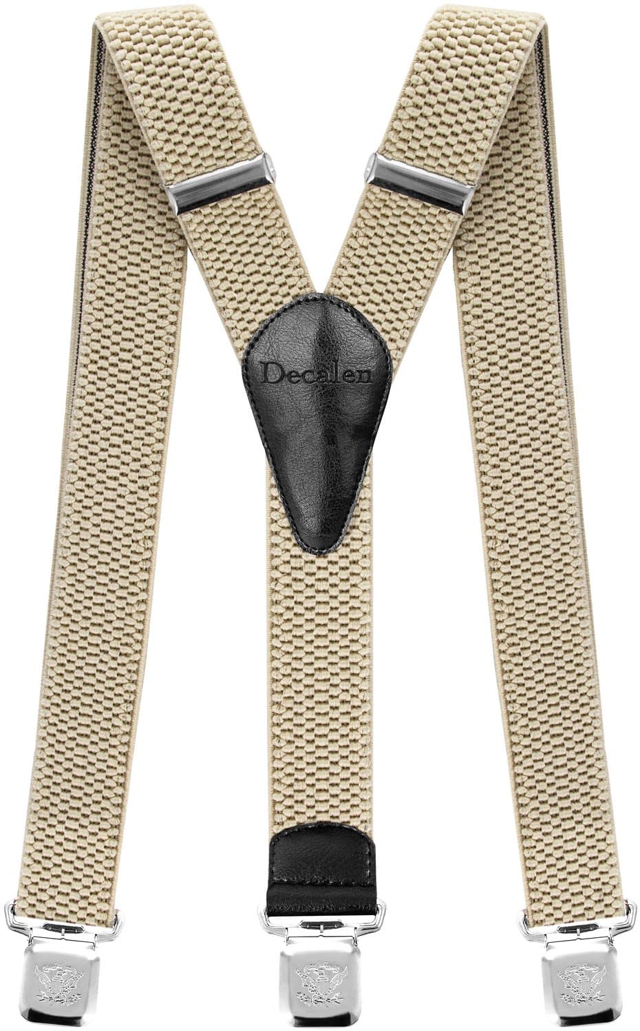 Mens Suspenders Very Strong Clips Heavy Duty Braces One Size Fits All Wide Y Shape