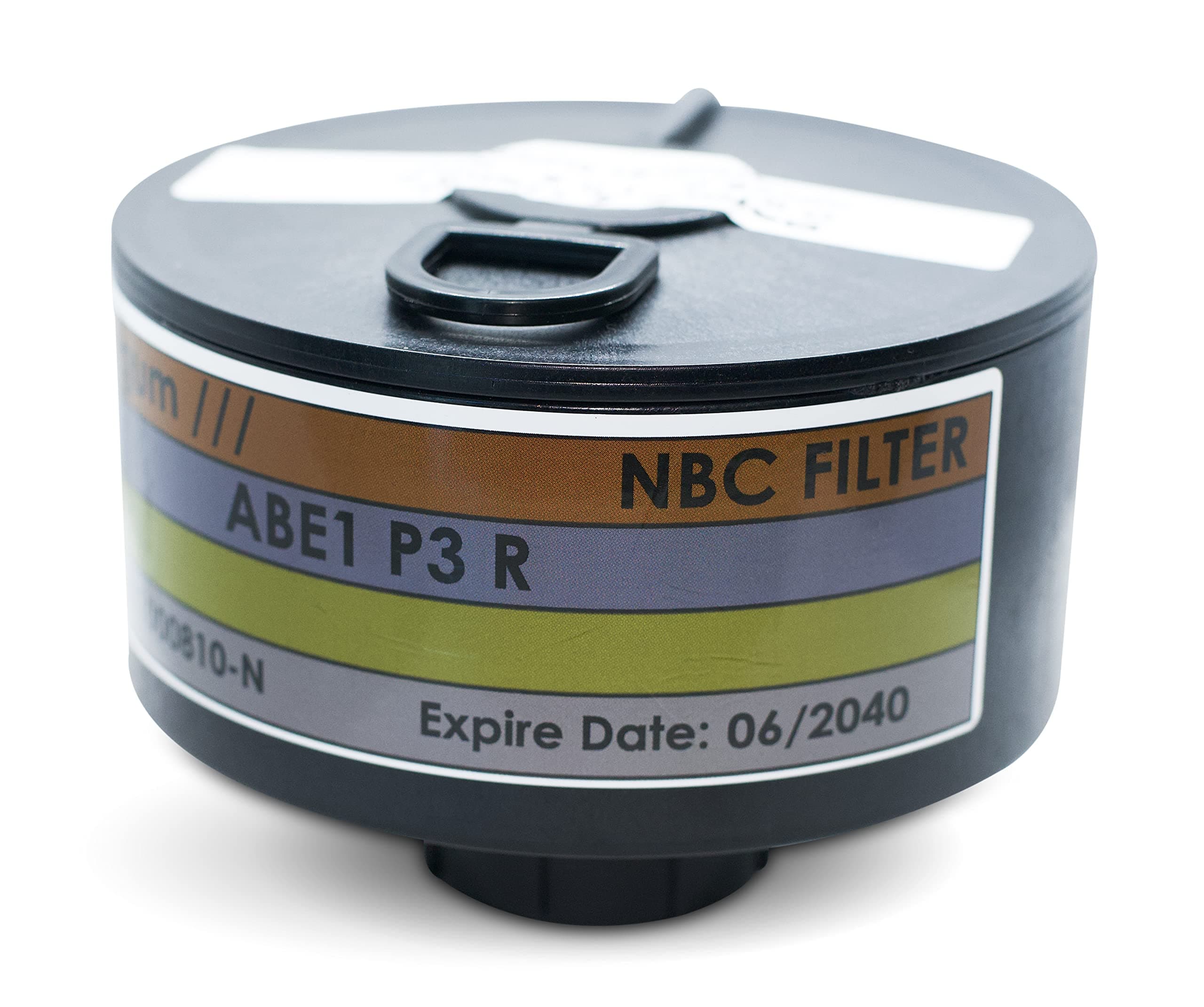 SUPERGUM Gas Mask Filter, CBRN 40mm, Certified Gas mask Filter | Long Shelf Life