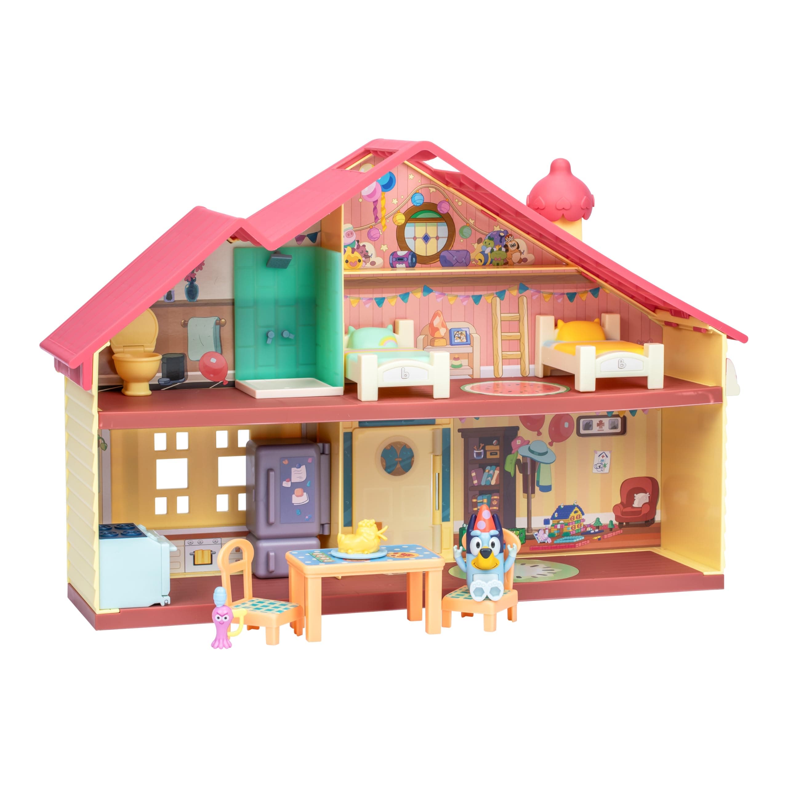 Celebration Home, Help Celebrate Birthday, With 11 Play Pieces of Removable Furniture and Accessories, Plus 1 Exclusive 2.5 Inch Figure,