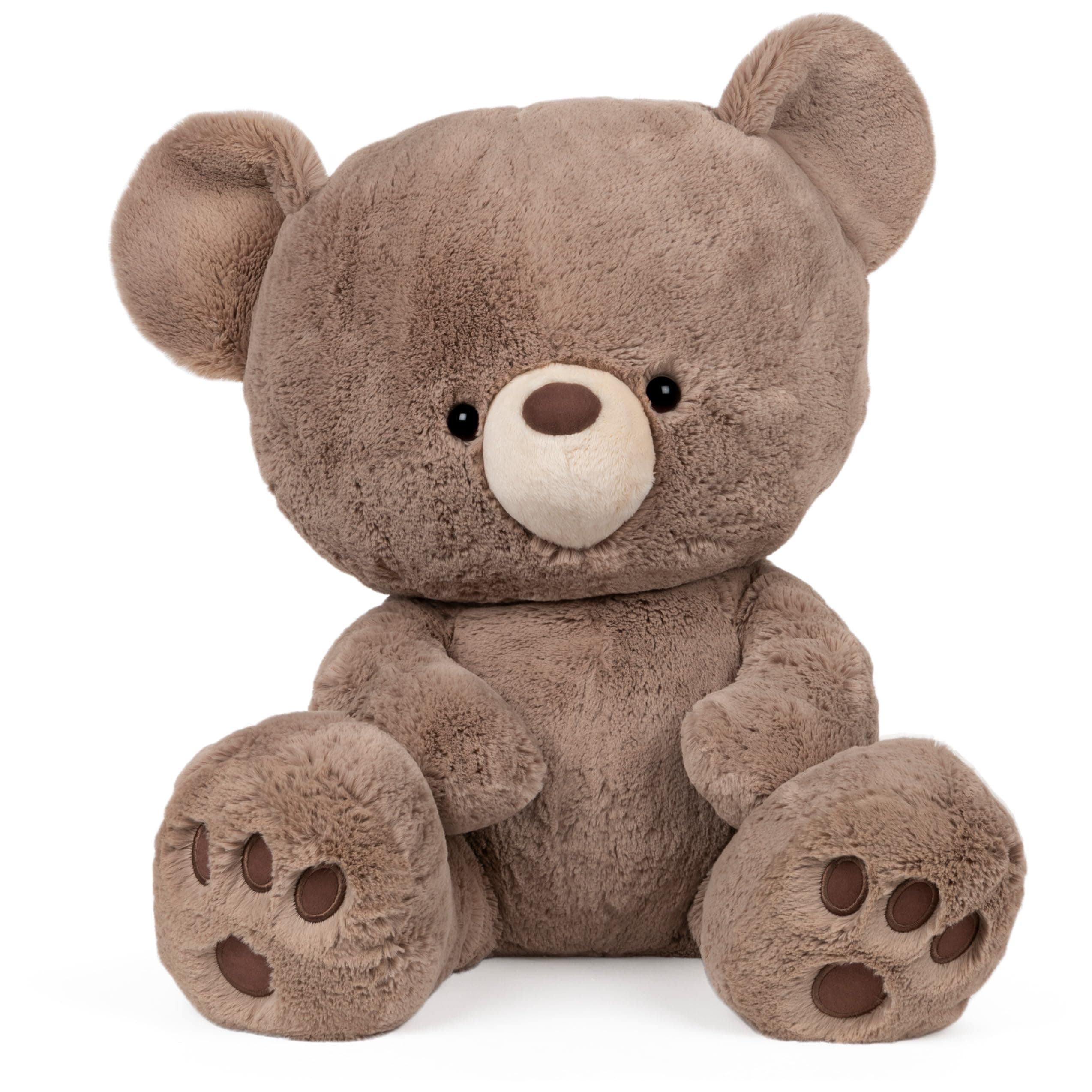 Kai Teddy Bear, Premium Plush Toy Stuffed Animal for Ages 1 & Up, Taupe/Light Brown, 23"