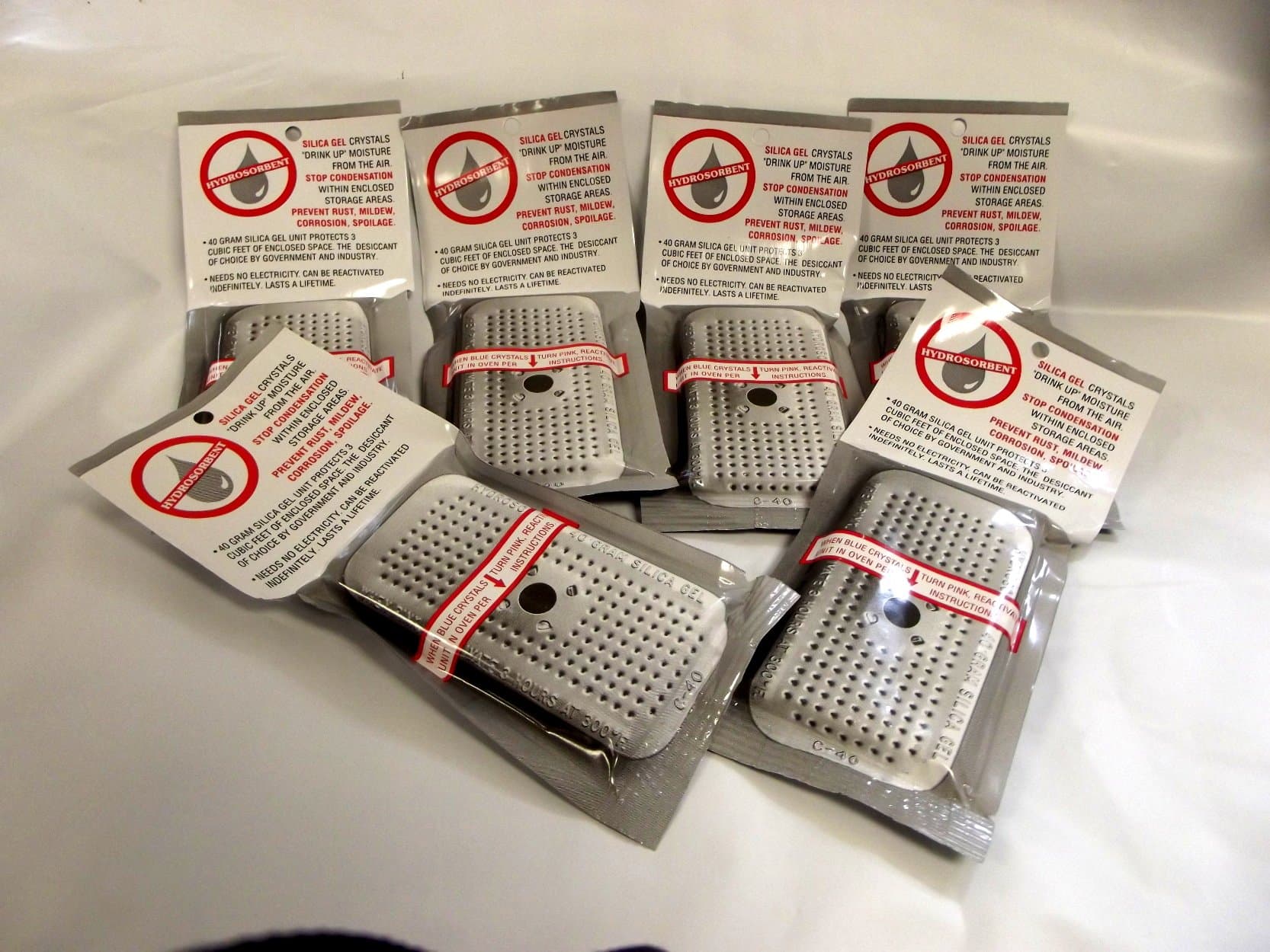 Six Products 40 Grams Silica Gel Can Be Reactivated SG-40 (6)