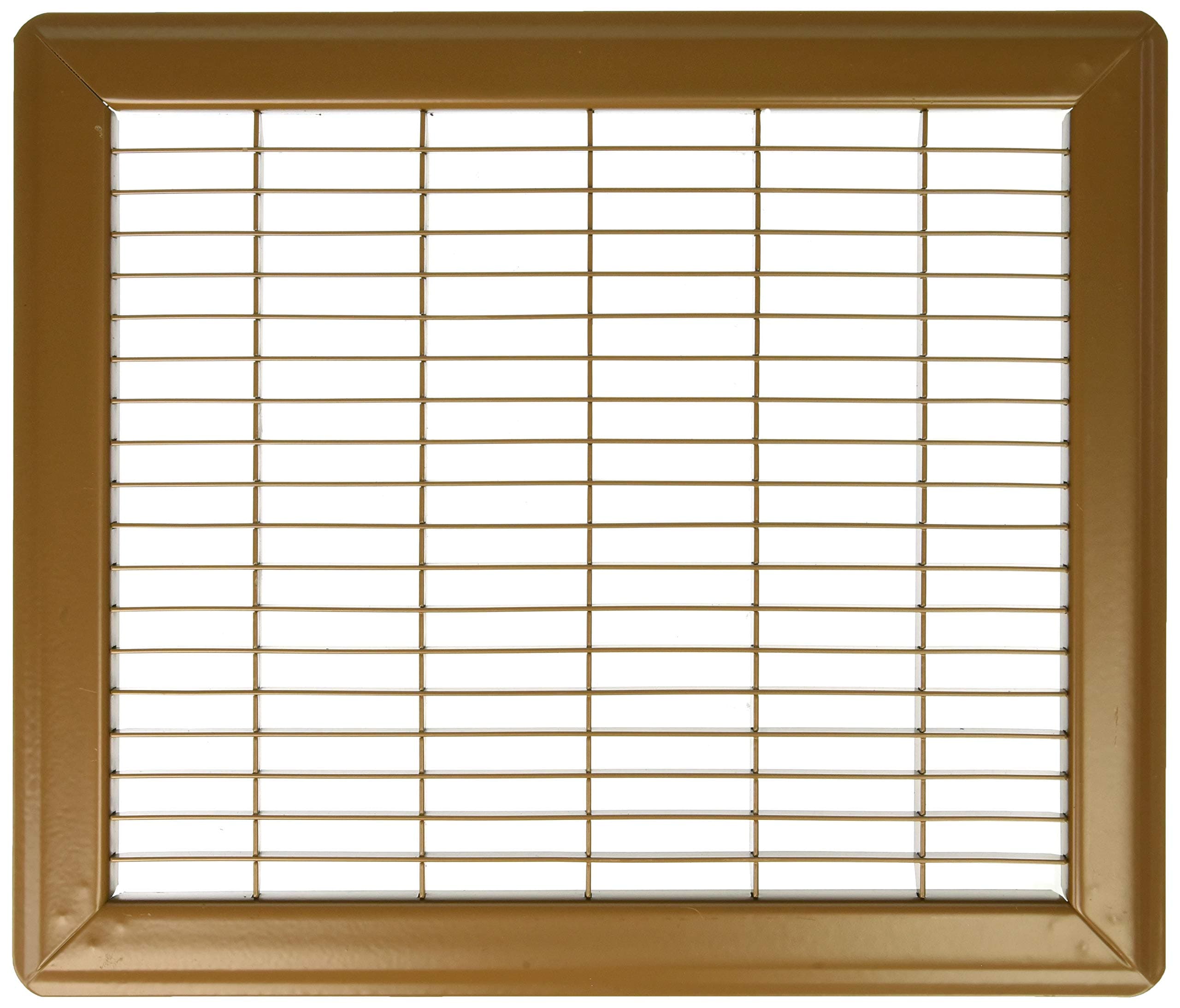 Imperial RG0625 10 x 12-Inch Heavy Gauge Steel Floor Return Air Grille, Brown