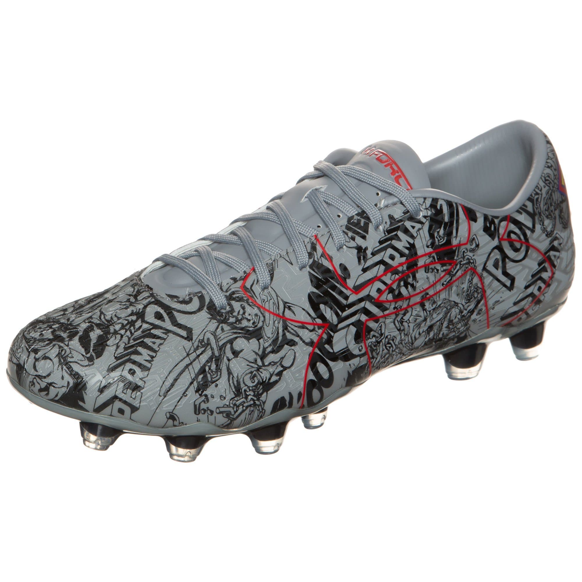 Under Armour UA Clutchfit Force 2.0 AE FG Superman Grey Football Boots Mens 1278852 035