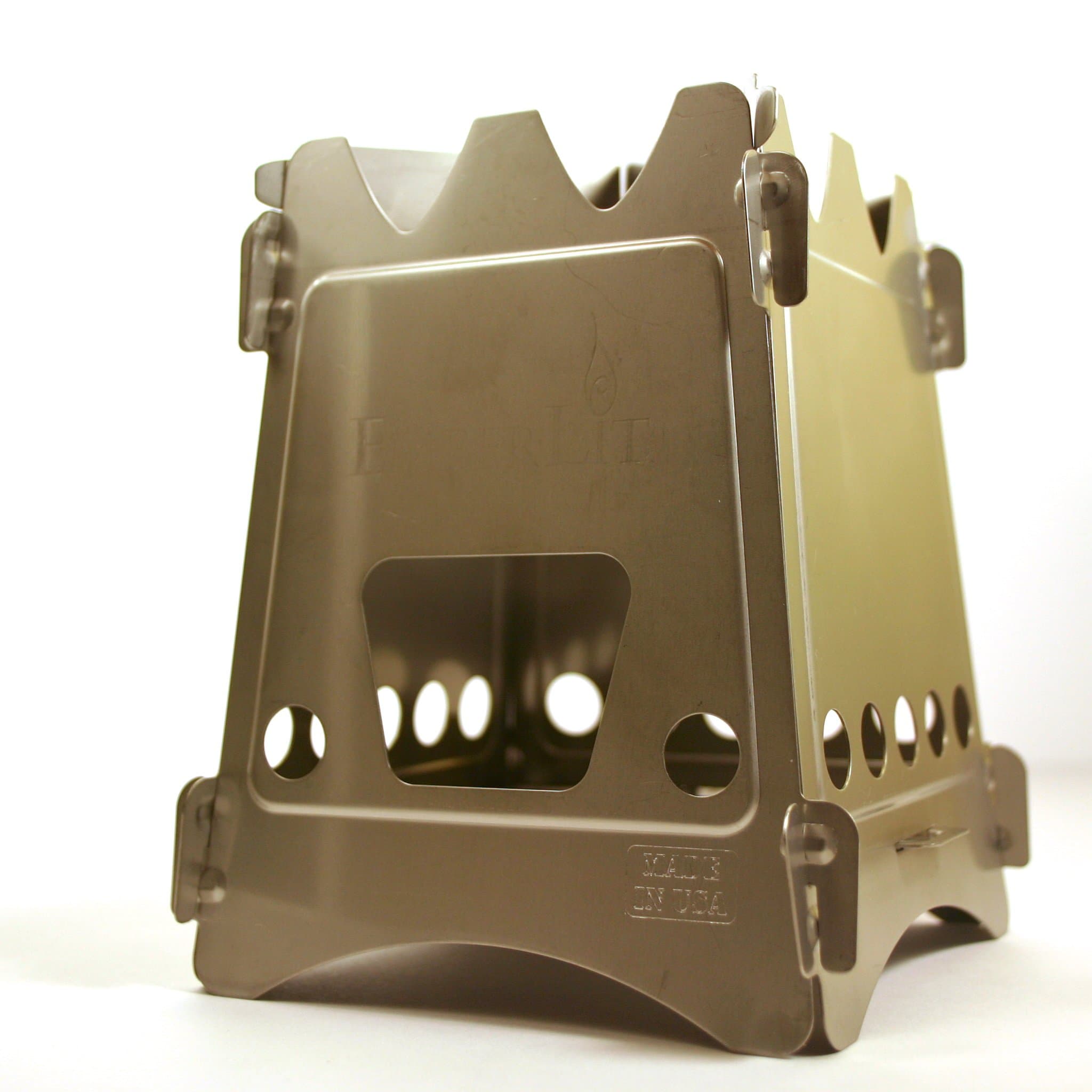Stainless Steel stove,Compact Design Perfect for Survival, Camping, Hunting & Emergency Preparation