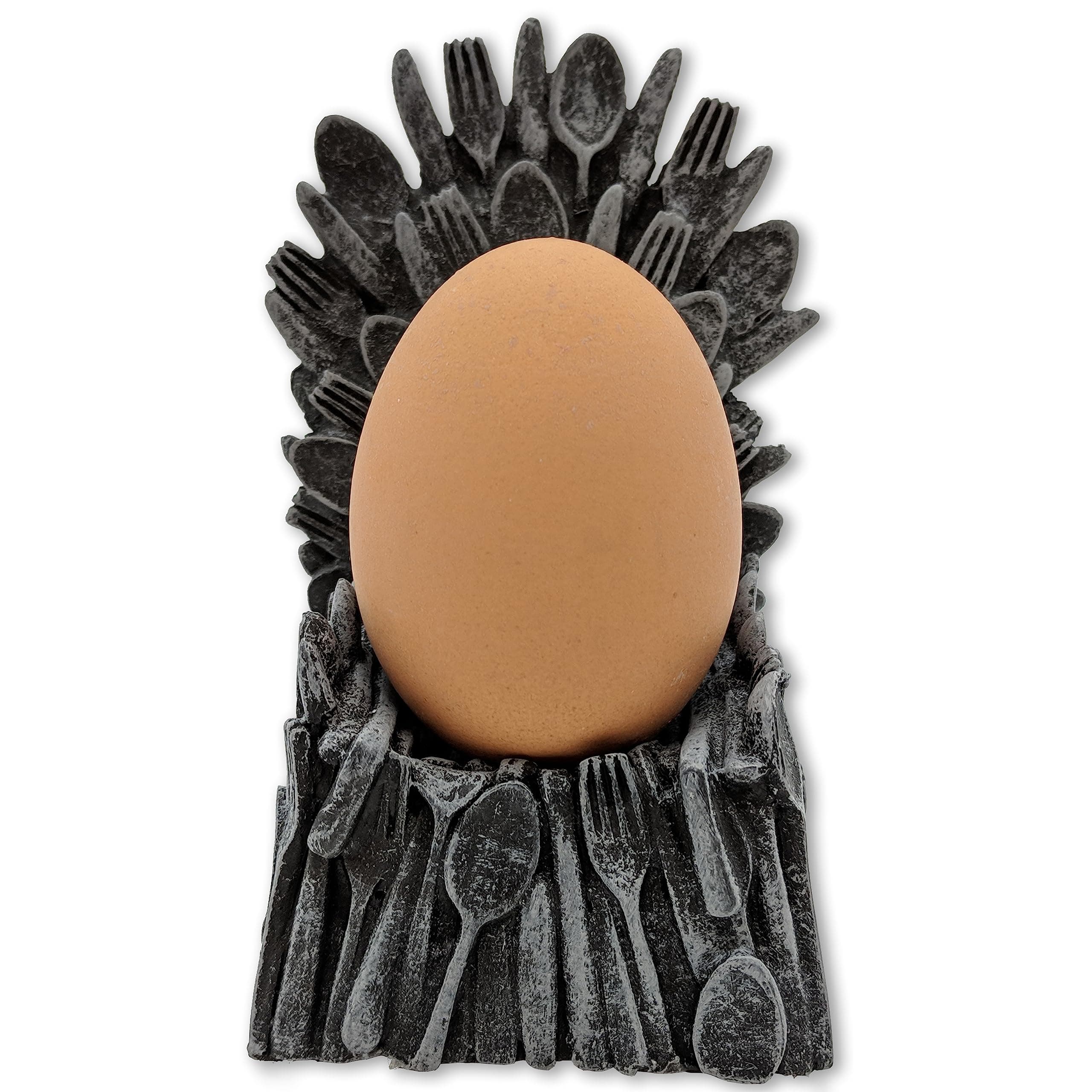 Gift Republic Throne Egg Cup, Medium, GREY