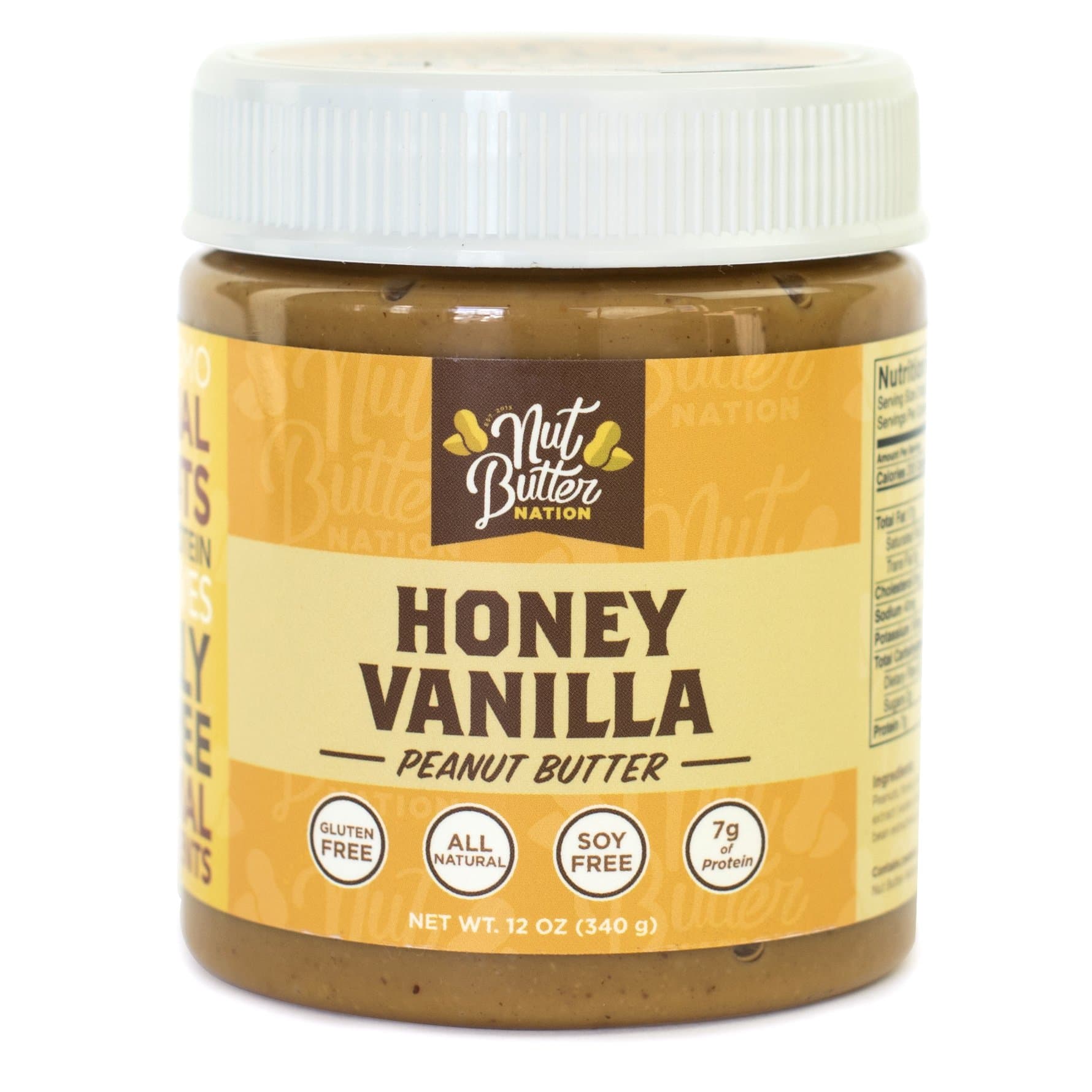 Nut Butter Nation Peanut Butter Honey Vanilla, 12 oz