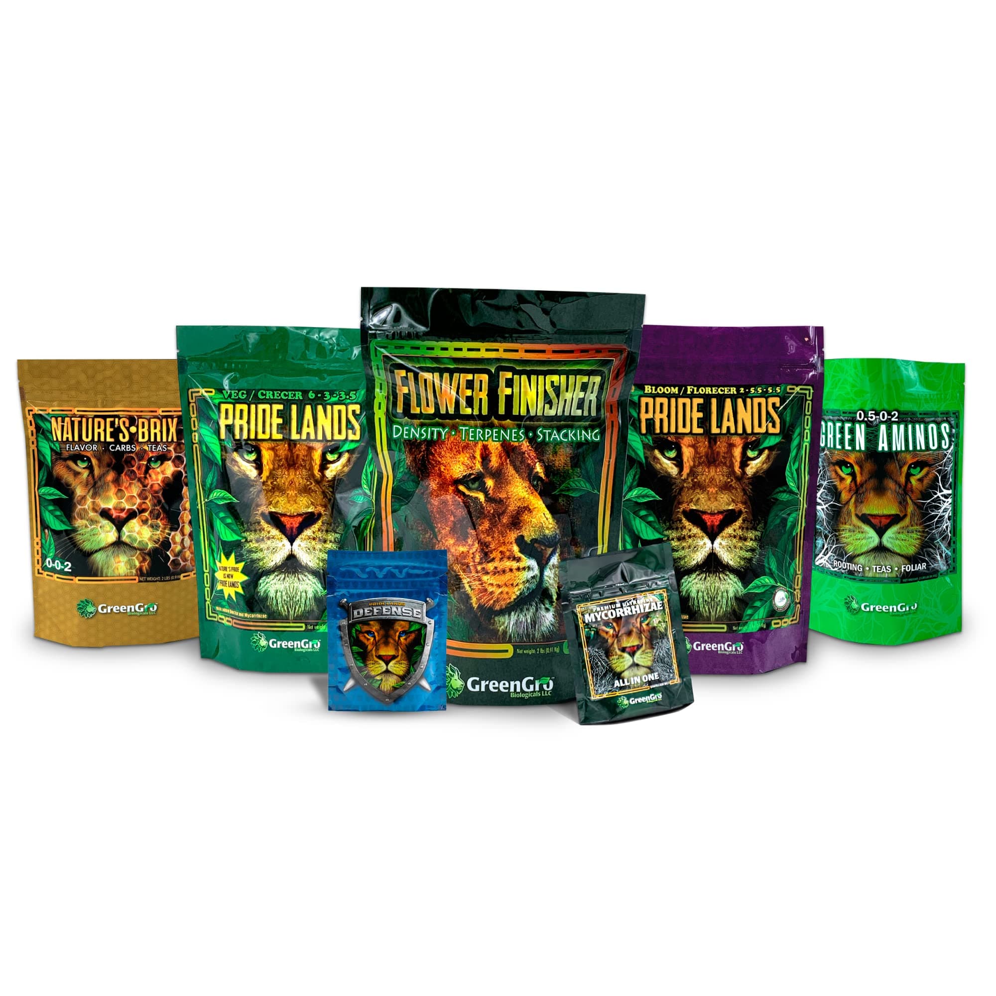 GreenGro EZ Grow Box - Complete Indoor & Outdoor Plant Nutrient Fertilizer System/Bigger Buds & Yields/Encourage Vigorous Growth Through Seedling, Veg & Flowering Stages/Enhances Root Bed