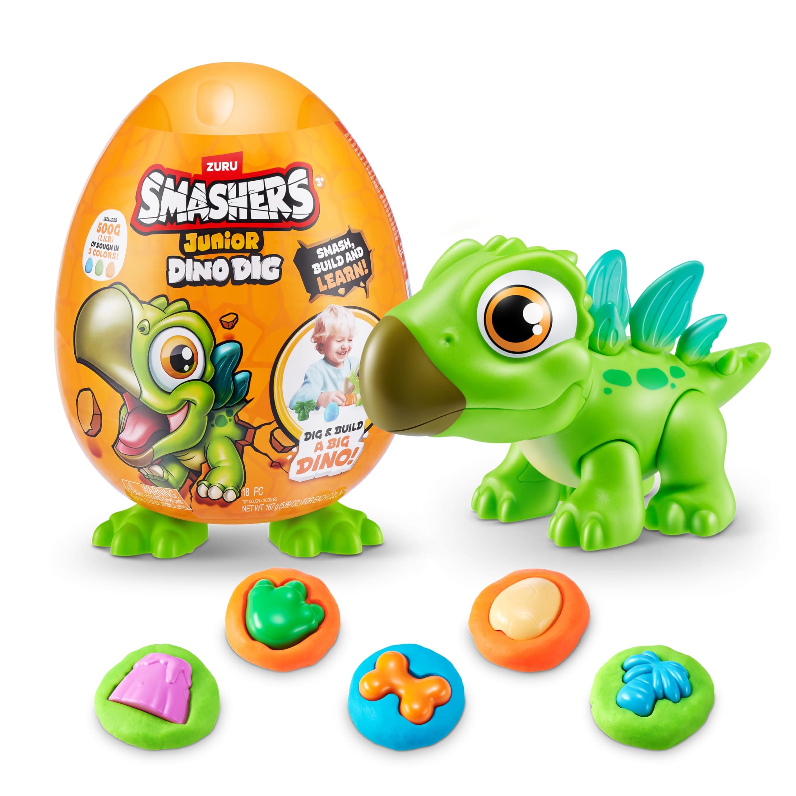 Smashers Junior Dino Dig Small Egg (Stegosaurus)