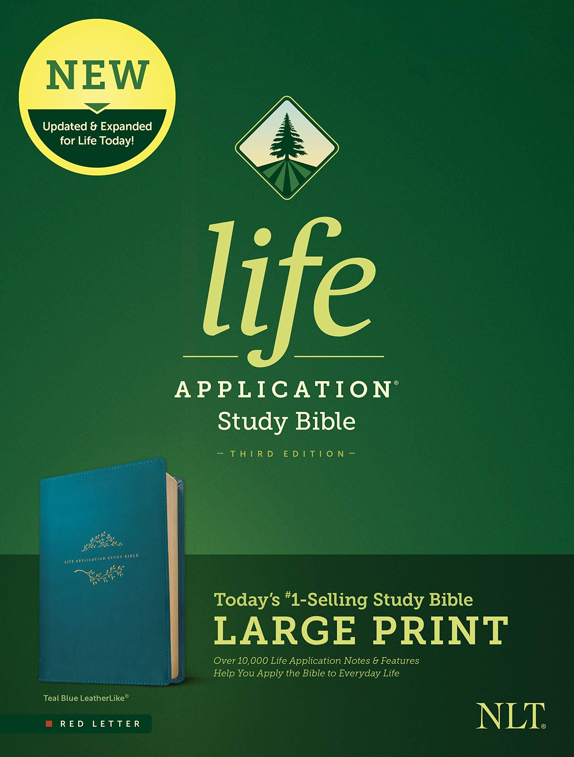 NLT Large Print Life Application Study Bible