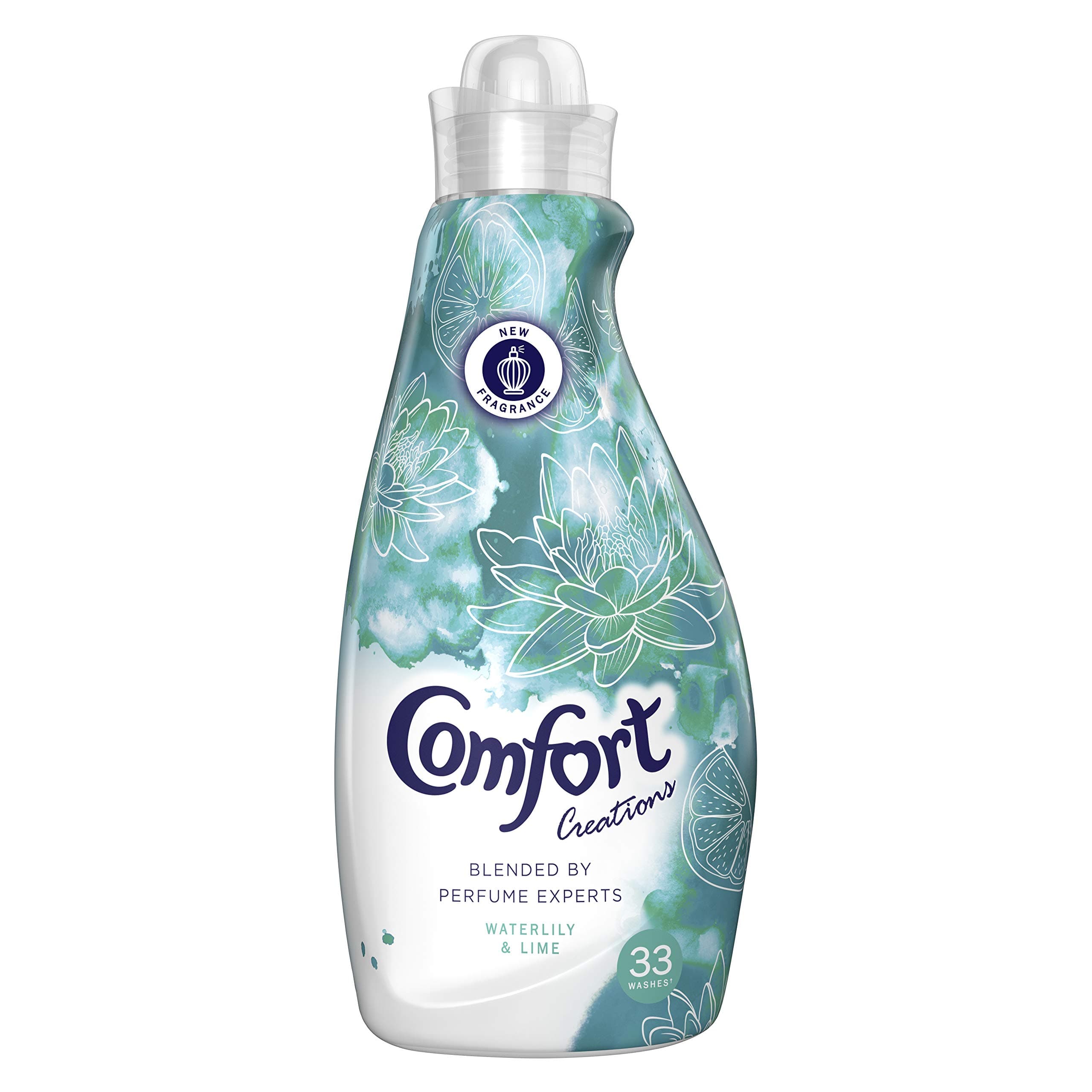 Comfort Waterlily & Lime Fabric Conditioner 6X 33 Wash 1.16 l