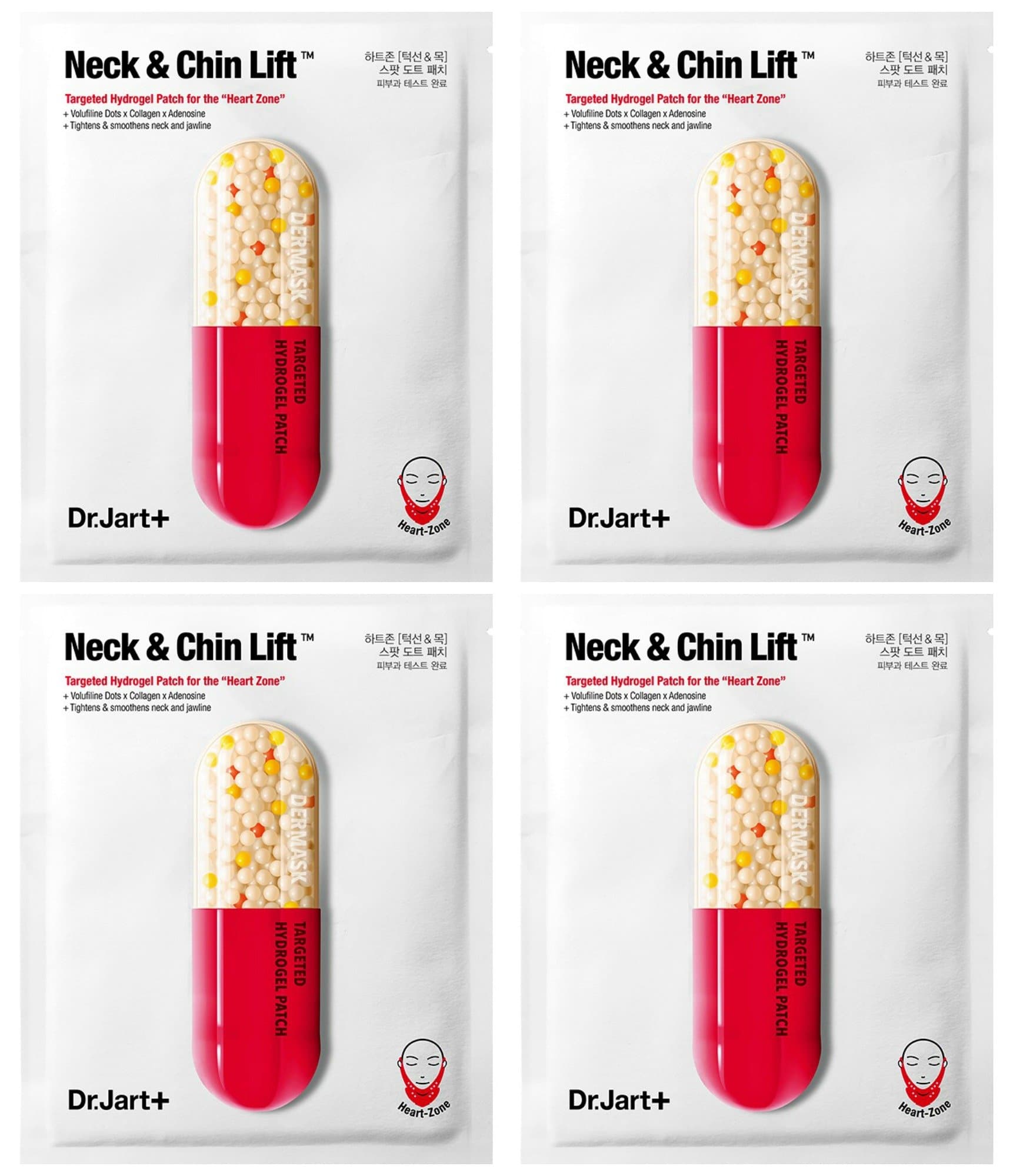 Dr.Jart+ Dermask Neck & Chin Lift (2 Pack_4 Masks)