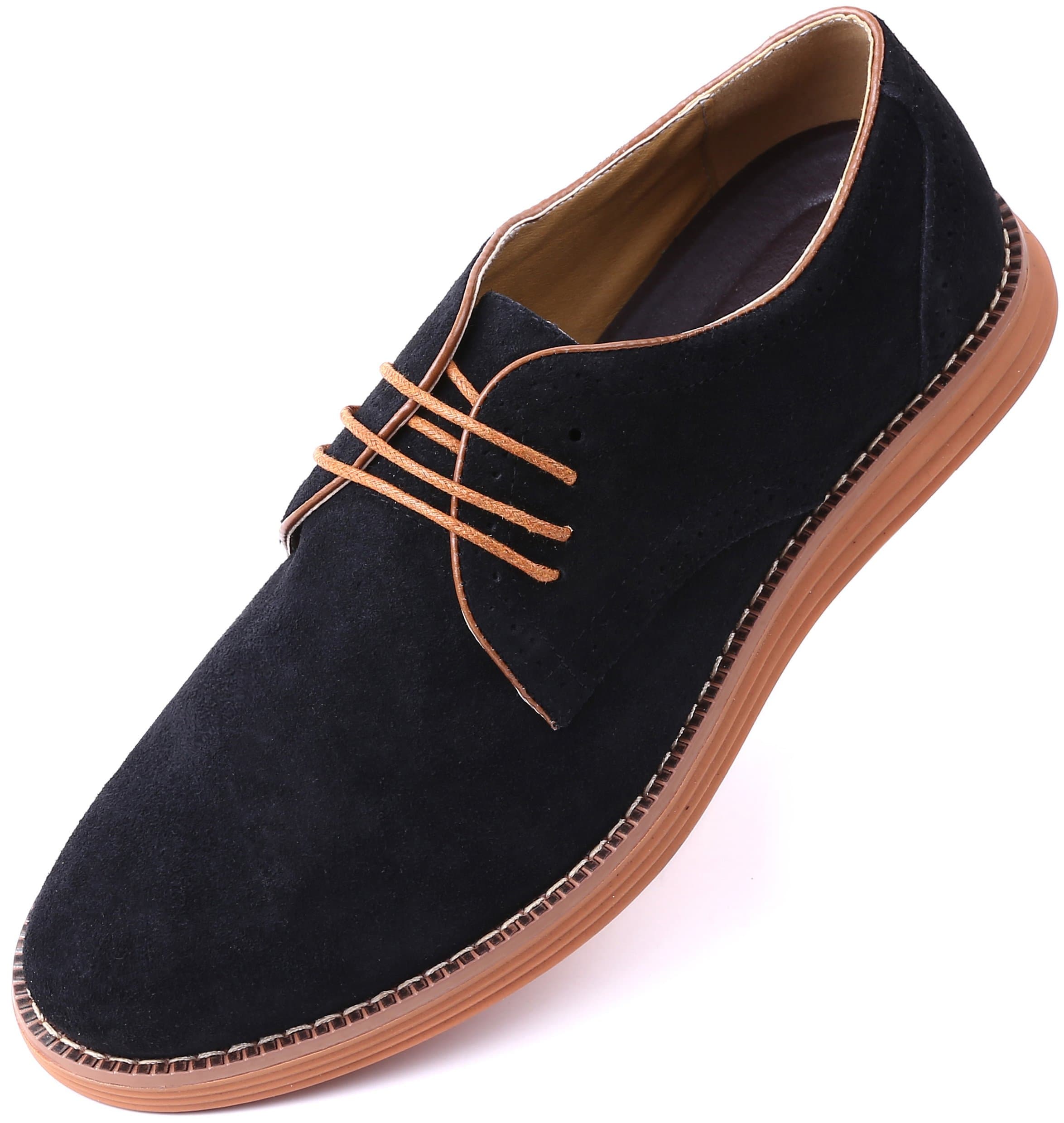 Marino Suede Oxford Dress Shoes for Men - Business Casual Shoes