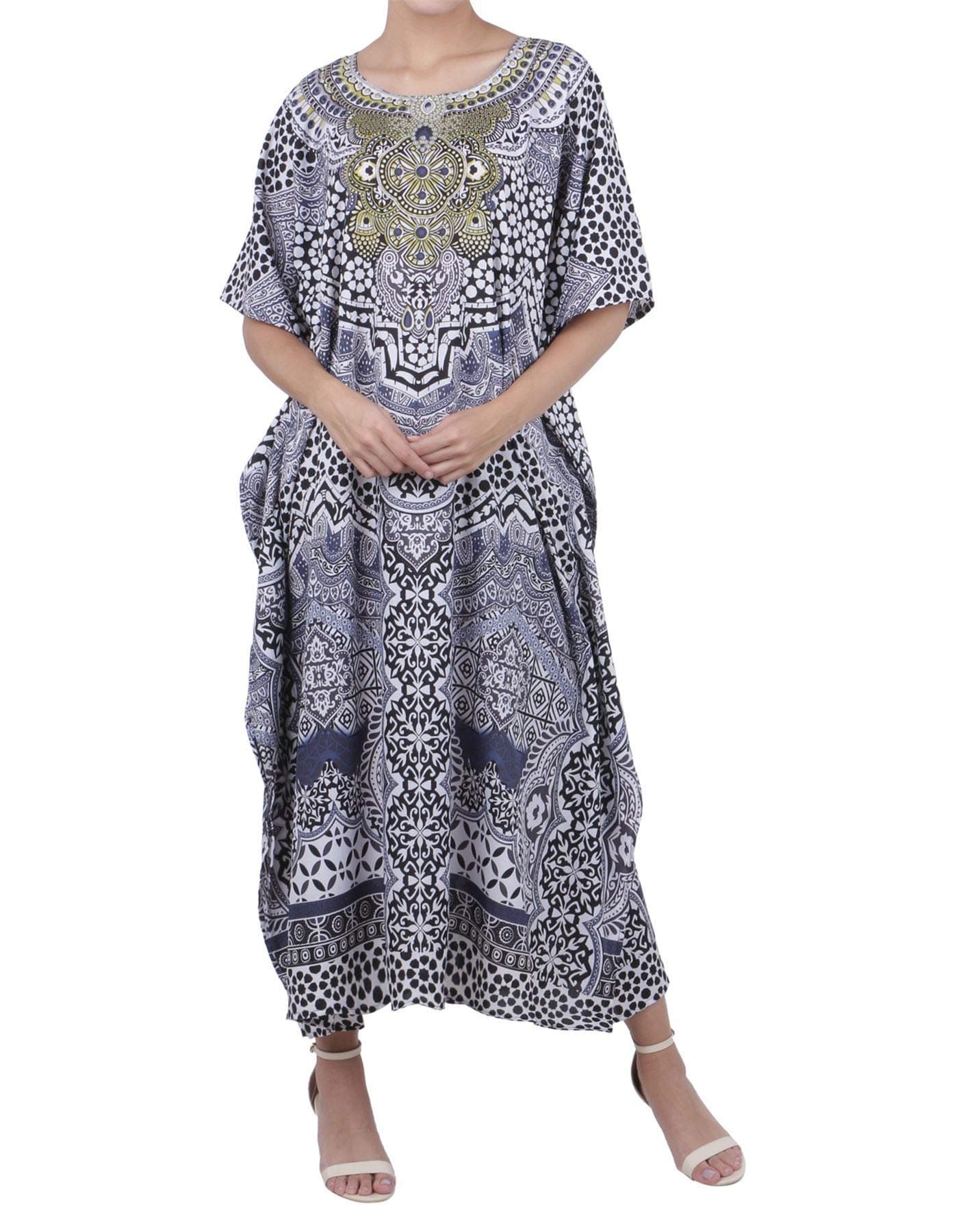 Miss Lavish LondonElegant Kaftan Dresses for Women -Plus Size African Dubai & Moroccan Kaftans