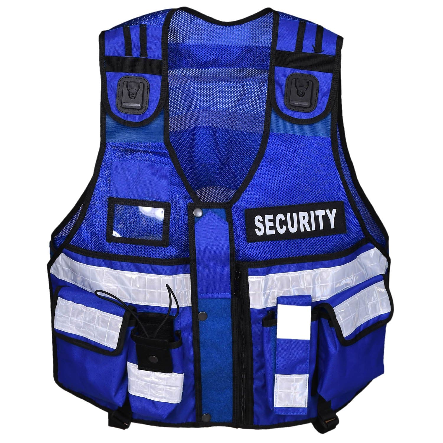 Hi Viz Tactical Vest Enforcement,Security, Dog Handler CCTV, Tac Vests (Blue)