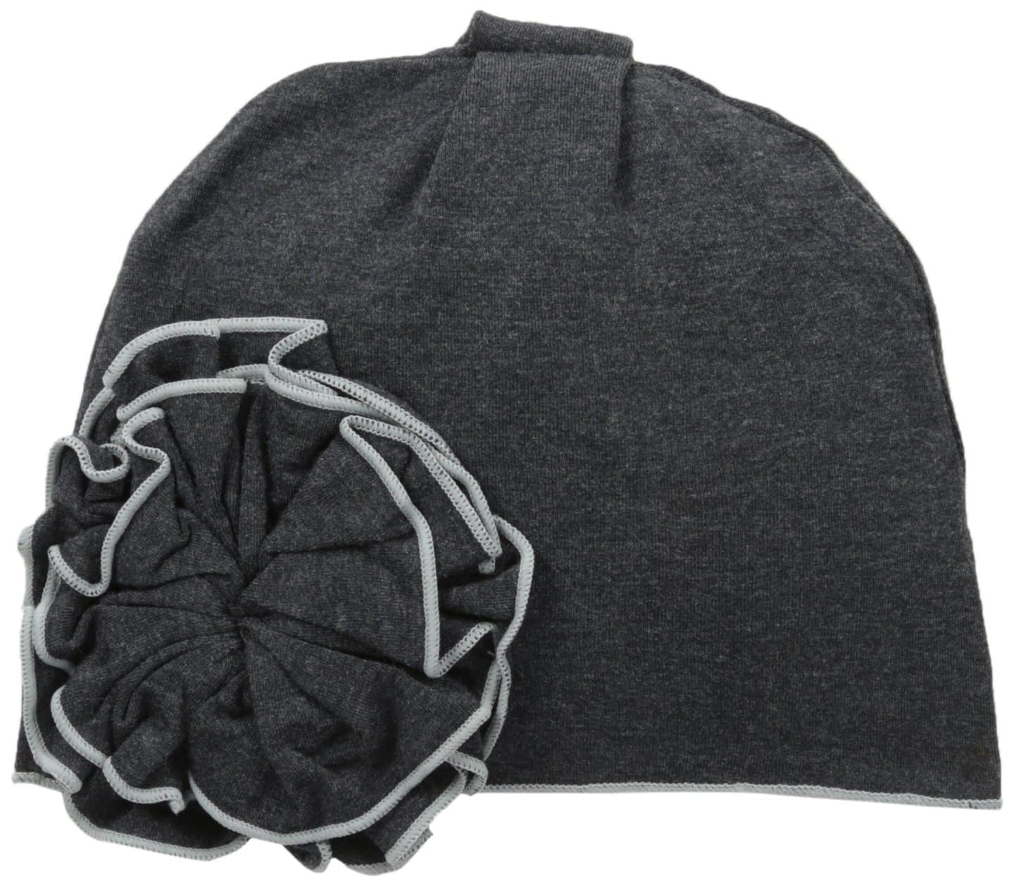 KB Designs Woombie Rayon from Bamboo Mod'Swad Rockstar Flower Hat Sleeper, Black, 20-25 Pound